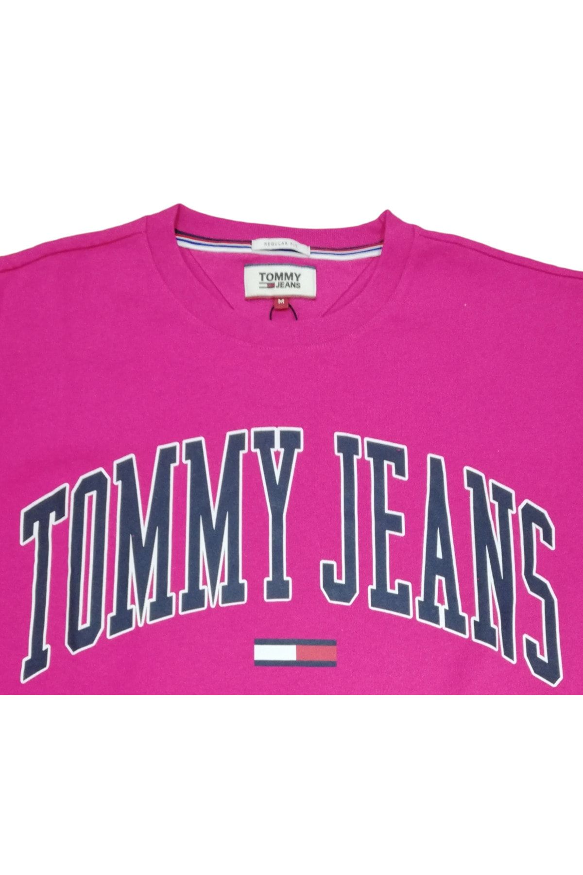 Tommy Hilfiger Erkek Gül Rengi T-shirt Regular Fit