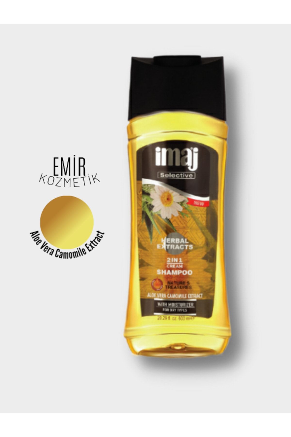 İmaj Selective Aloe Vera Camomile Extract Bitkisel Saç Bakım Şampuanı 600ml