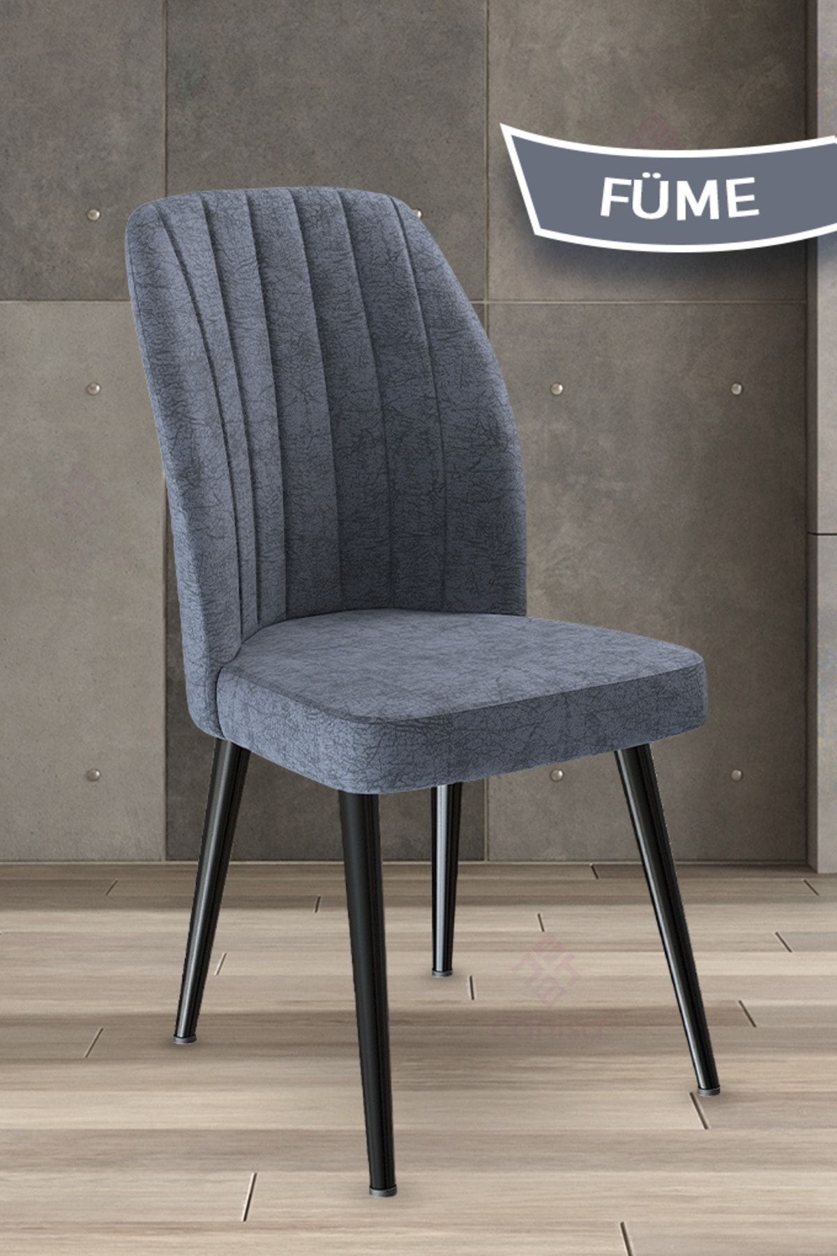 Canisa Concept Platinum Serisi Geniş Oturum Alanlı 1.sınıf Sandalye Renk Füme Ayaklar Siyah