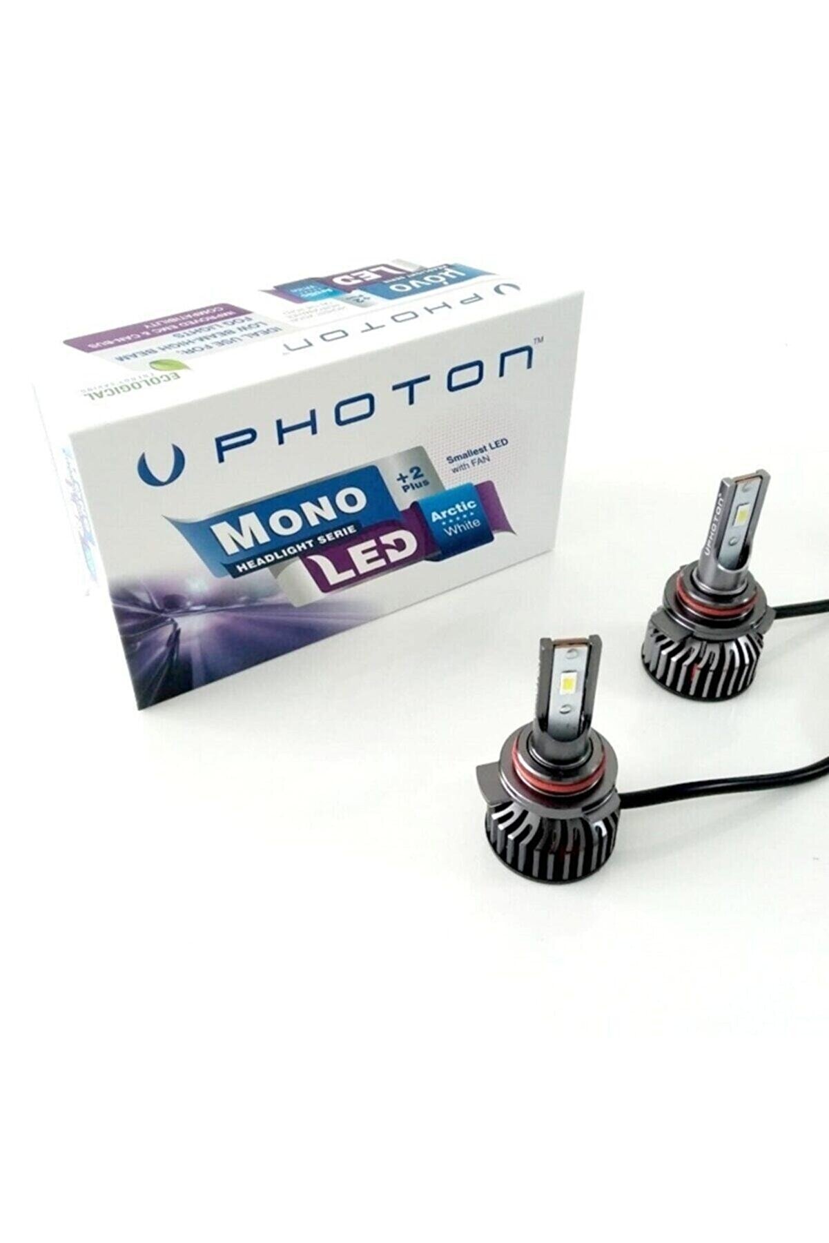 Photon Hb4 9006 Mono Mini Led Xenon Beyaz Far Ampulu Şimşek Etkili +2 Plus Yeni Seri