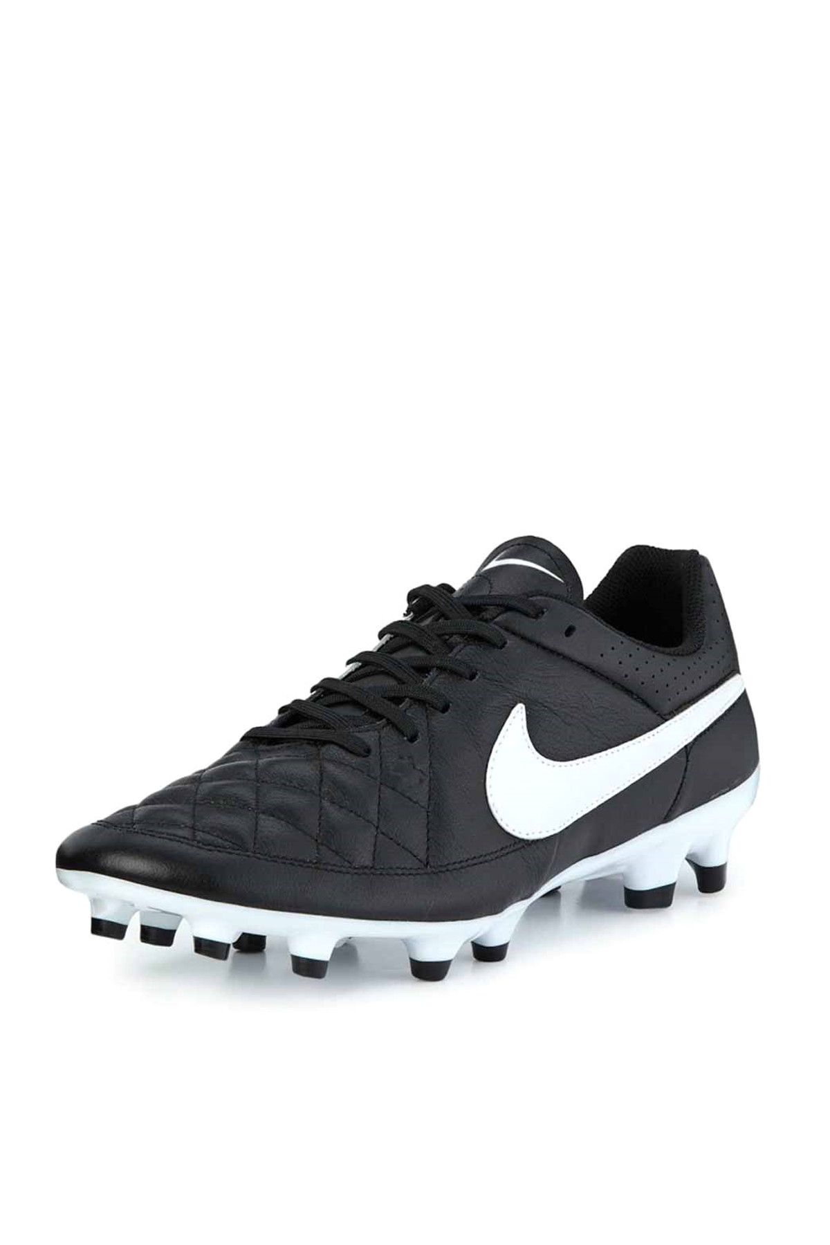 Nike Erkek Halı Saha Ayakkabı/Krampon - Genio Leather FG Krampon - 631282-010