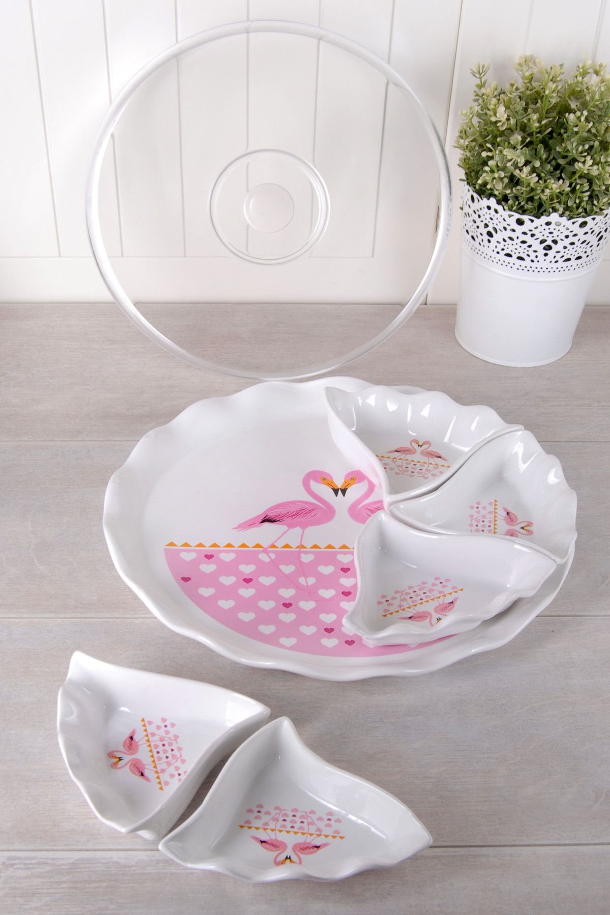 Queen's Kitchen Flamingo Serisi Kahvaltılık ALM-CHF52206