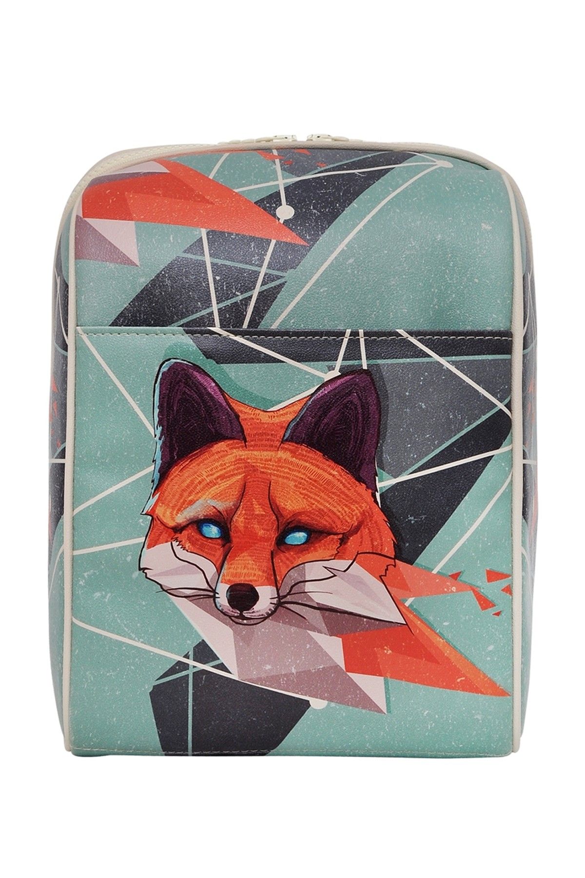 Dogo Kadın Vegan Mavi Sırt Çantası - Red Fox Tasarım