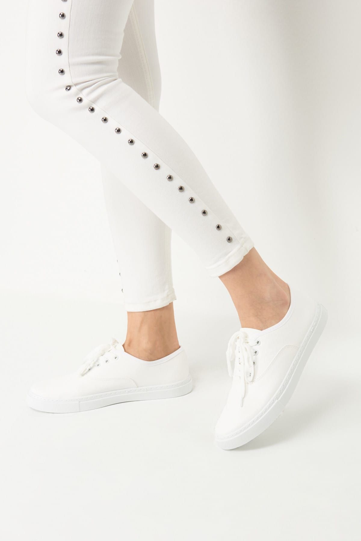 Pierre Cardin Beyaz Kadın Sneaker DSMSS19183