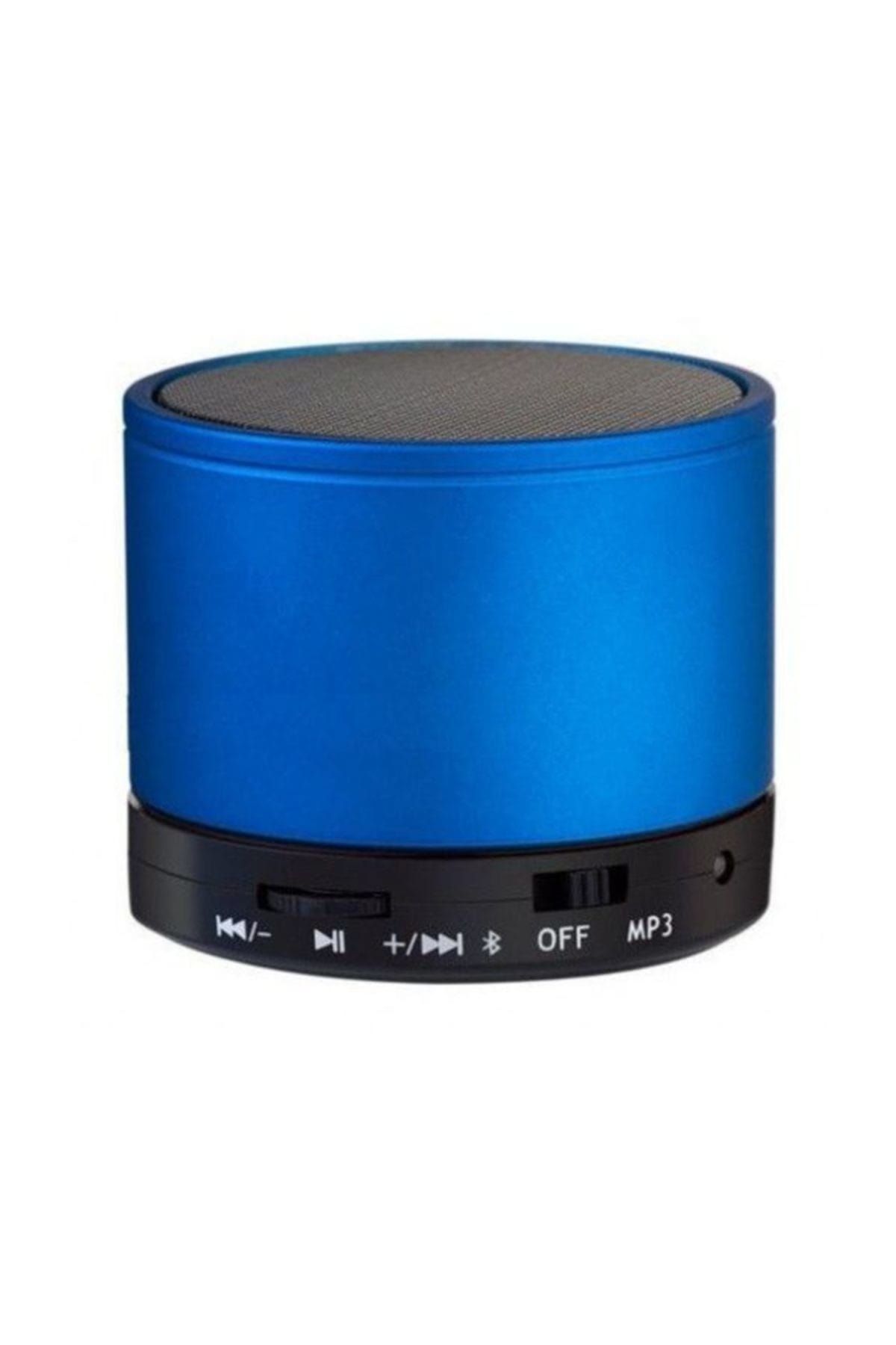 Dijimedia FM Radyo Özellikli Kablosuz Mini Bluetooth Hoparlör Ses Bombası Mavi