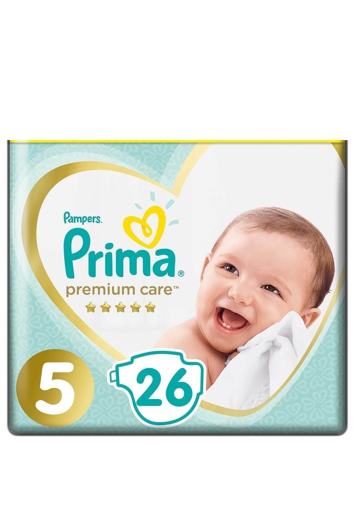 Prima Bebek Bezi Premium Care 5 Beden Juniour 18+ kg 26 Adet