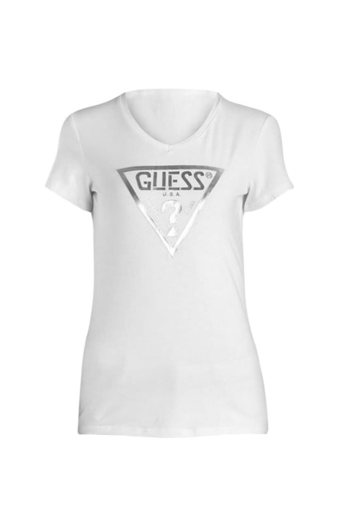 Guess Kadın Beyaz T-Shirt 250237001002