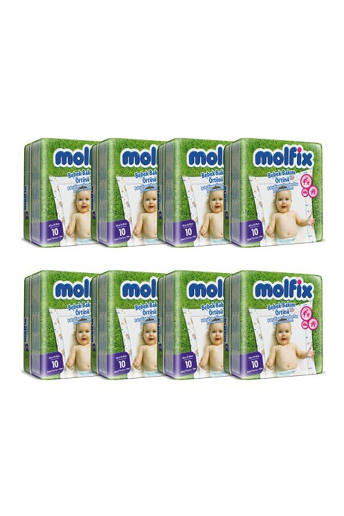 Molfix Bebek Bakım Örtüsü 10'Lu 8 Paket (80 Adet)