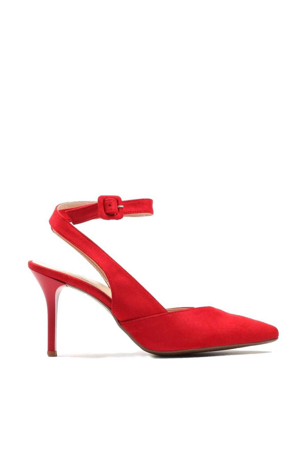 Hotiç Kırmızı Kadın Klasik Topuklu Ayakkabı 01AYH144200A750