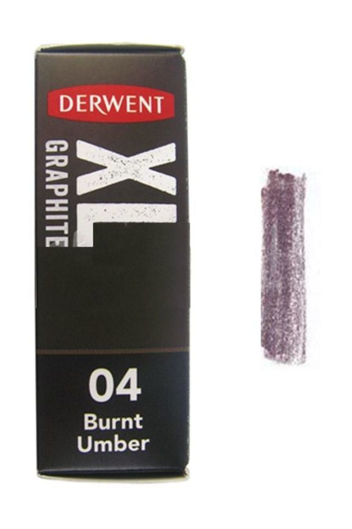 Derwent XL Graphite Block Sulandırılabilen Füzen 04 Burnt Umber