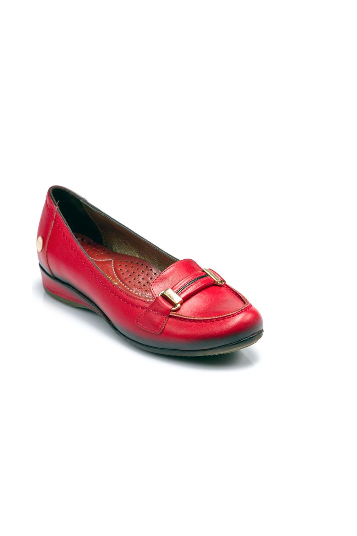 Mammamia Kırmızı Hakiki Deri  Klasik Ayakkabı