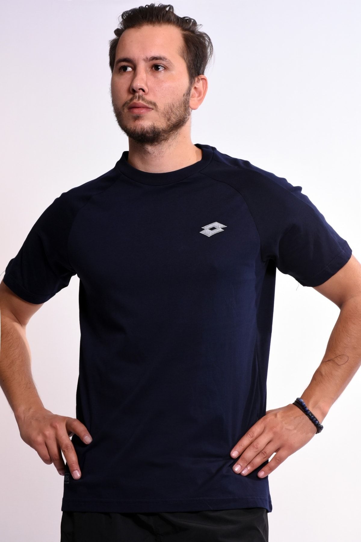 Lotto T-shirt-erkek-lacivert/gri Malange-hump Tee-r5217