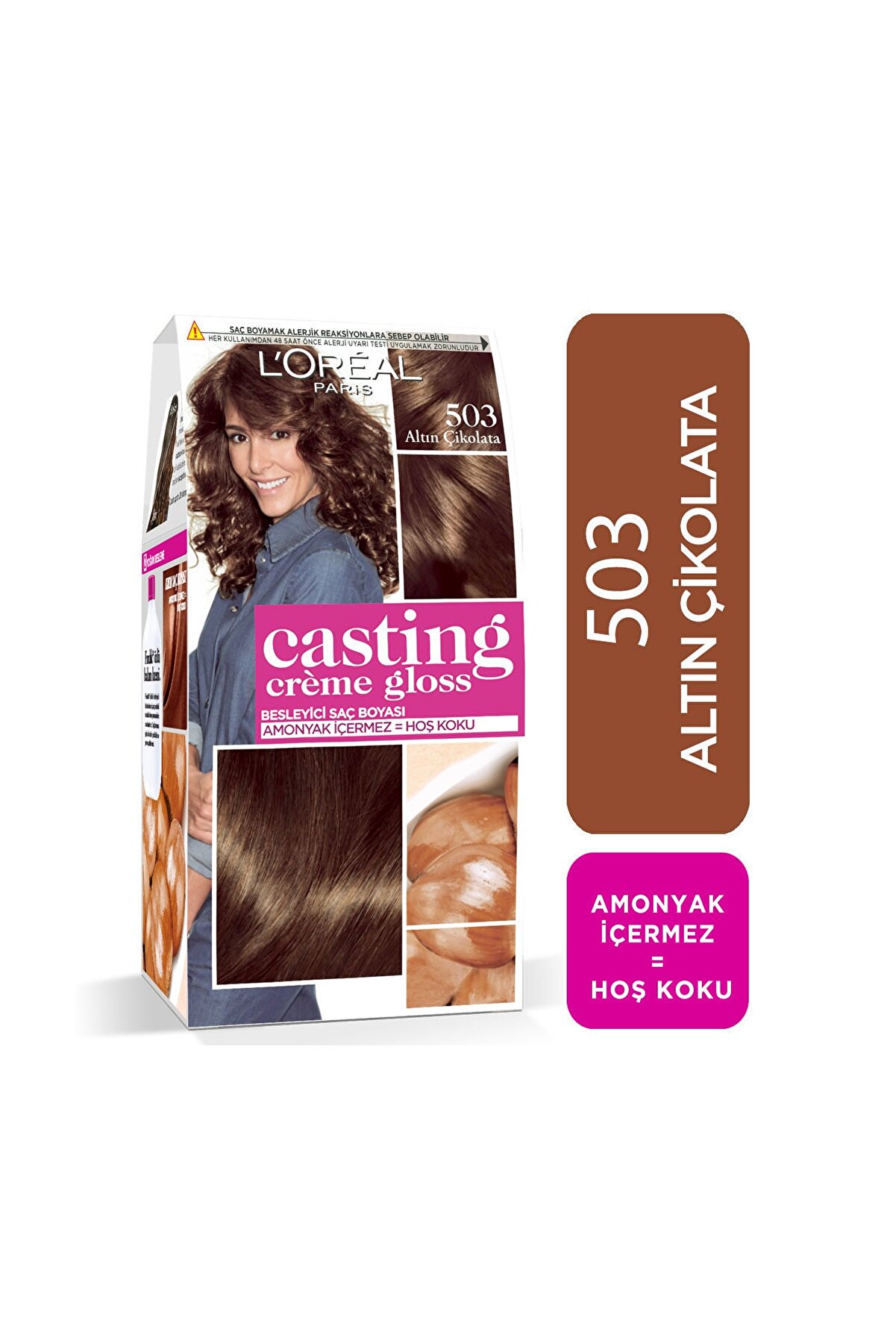 L'Oreal Paris Saç Boyası - Casting Creme Gloss 503 Altın Çikolata 3600523302857
