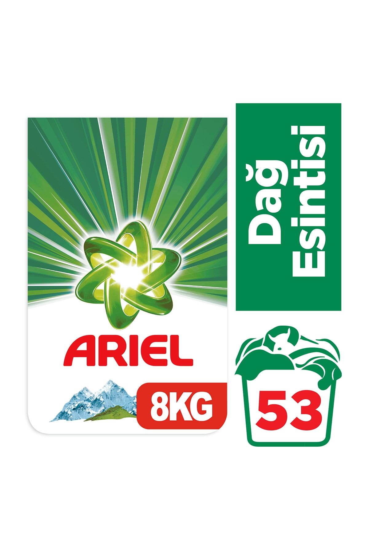 Ariel Toz Çamaşır Deterjanı Dağ Esintisi 8 kg