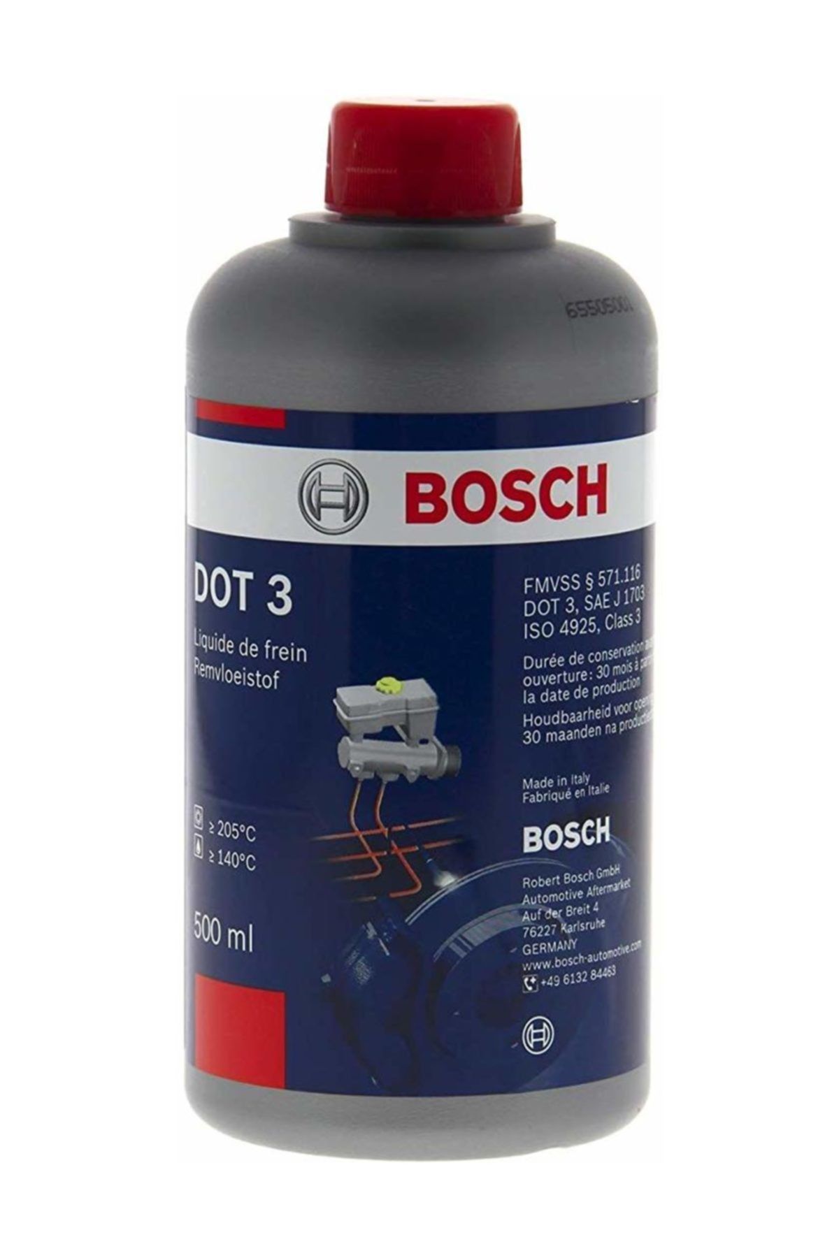 Bosch Dot3 Fren Tesisat Yağ 250 ml