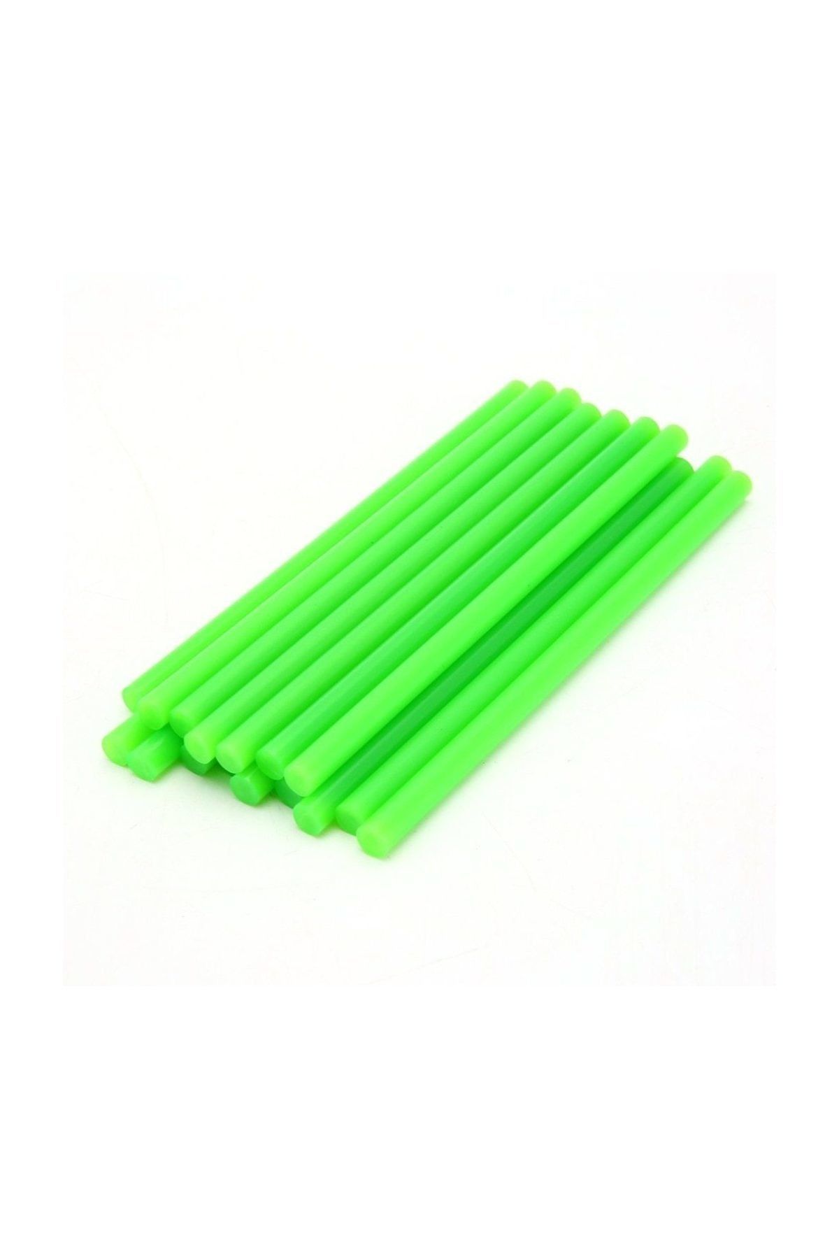 Xolo Renkli 11 mm Kalın Sıcak Mum Silikon Çubuk 1 KG Açık Yeşil