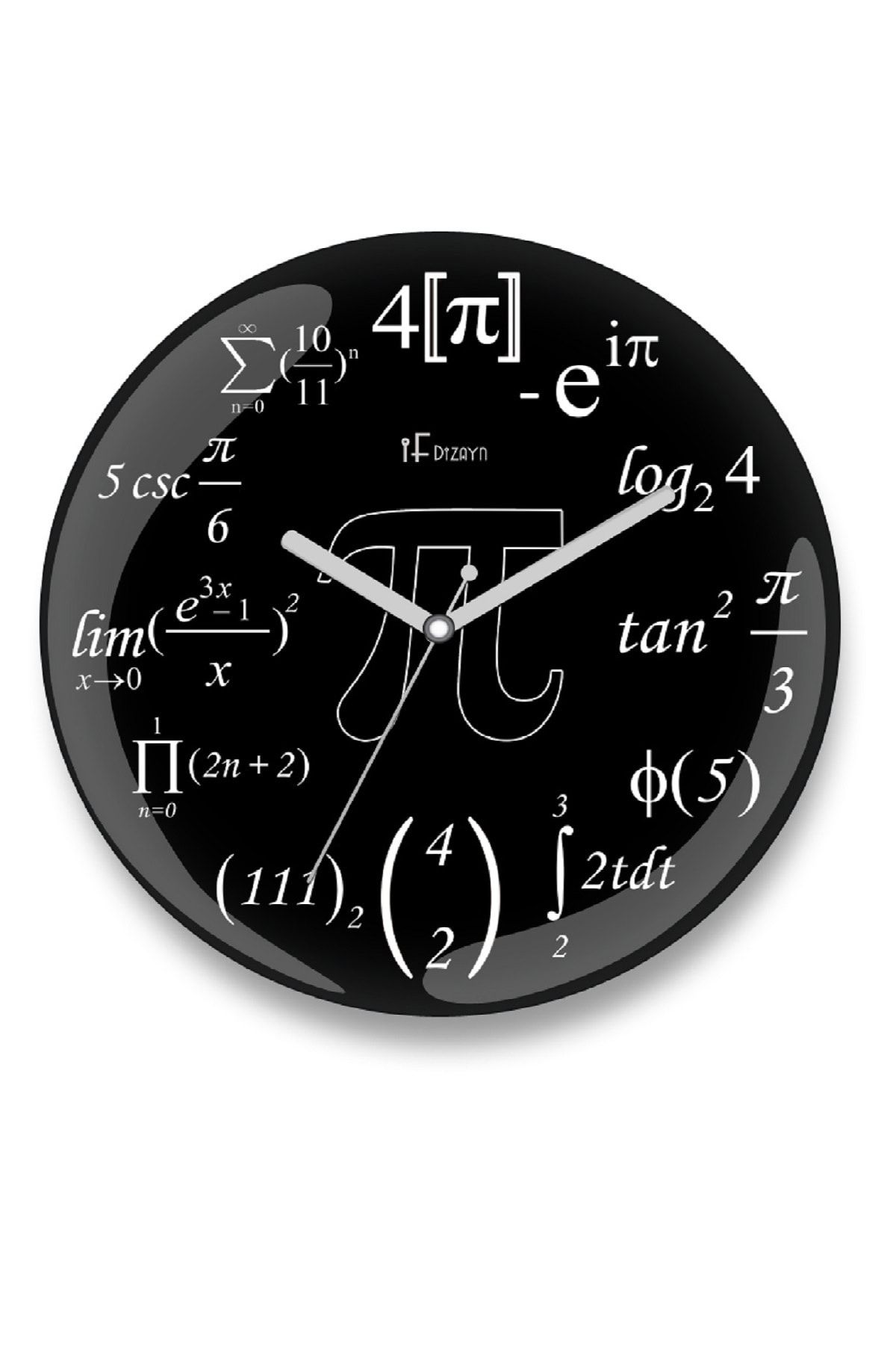 iF Dizayn İleri Matematik Duvar Saati