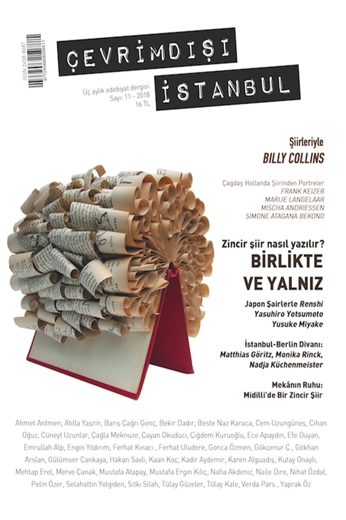 Delta Yayınları Çevrimdışı İstanbul Üç Aylık Edebiyat Dergisi Sayı: 11 2018