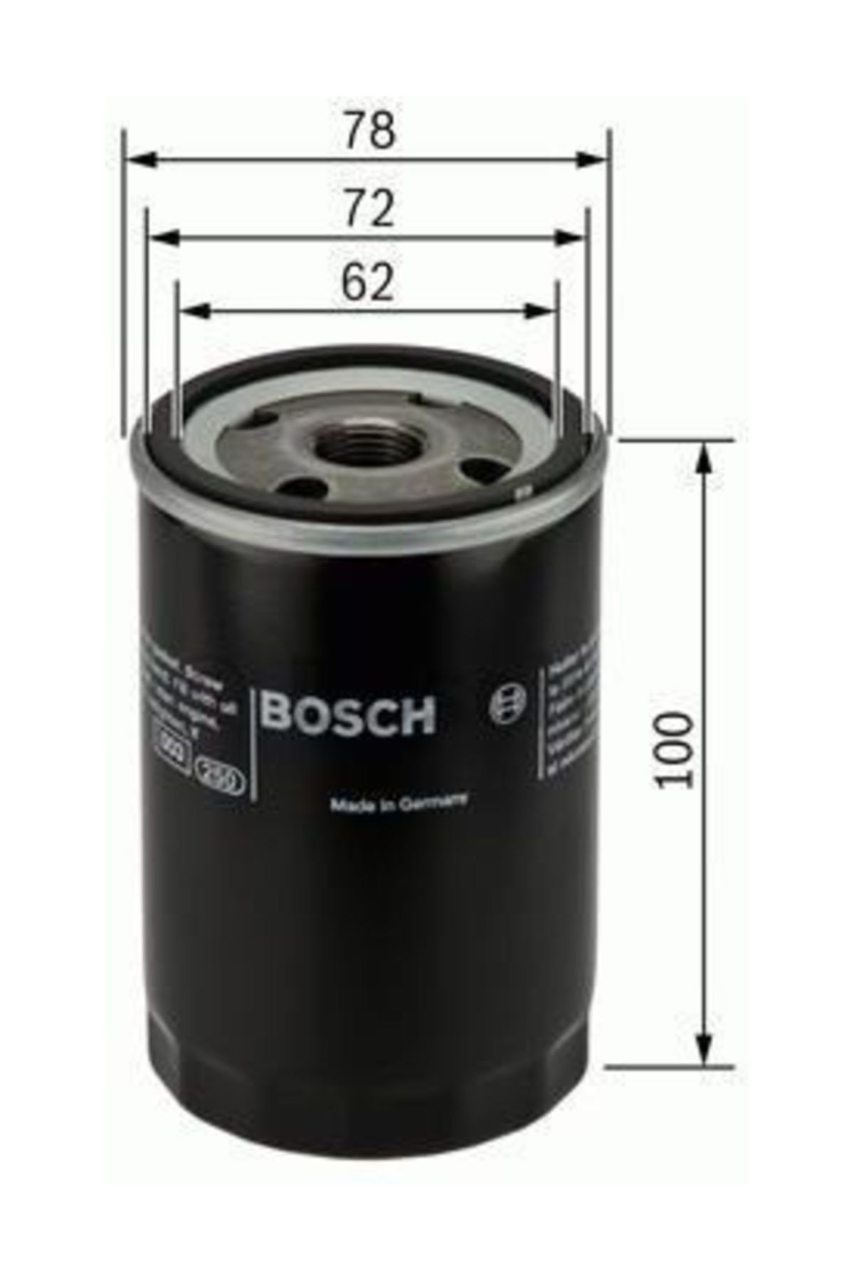 Bosch Yağ Filtresi Slx Tempra Tipo Uno