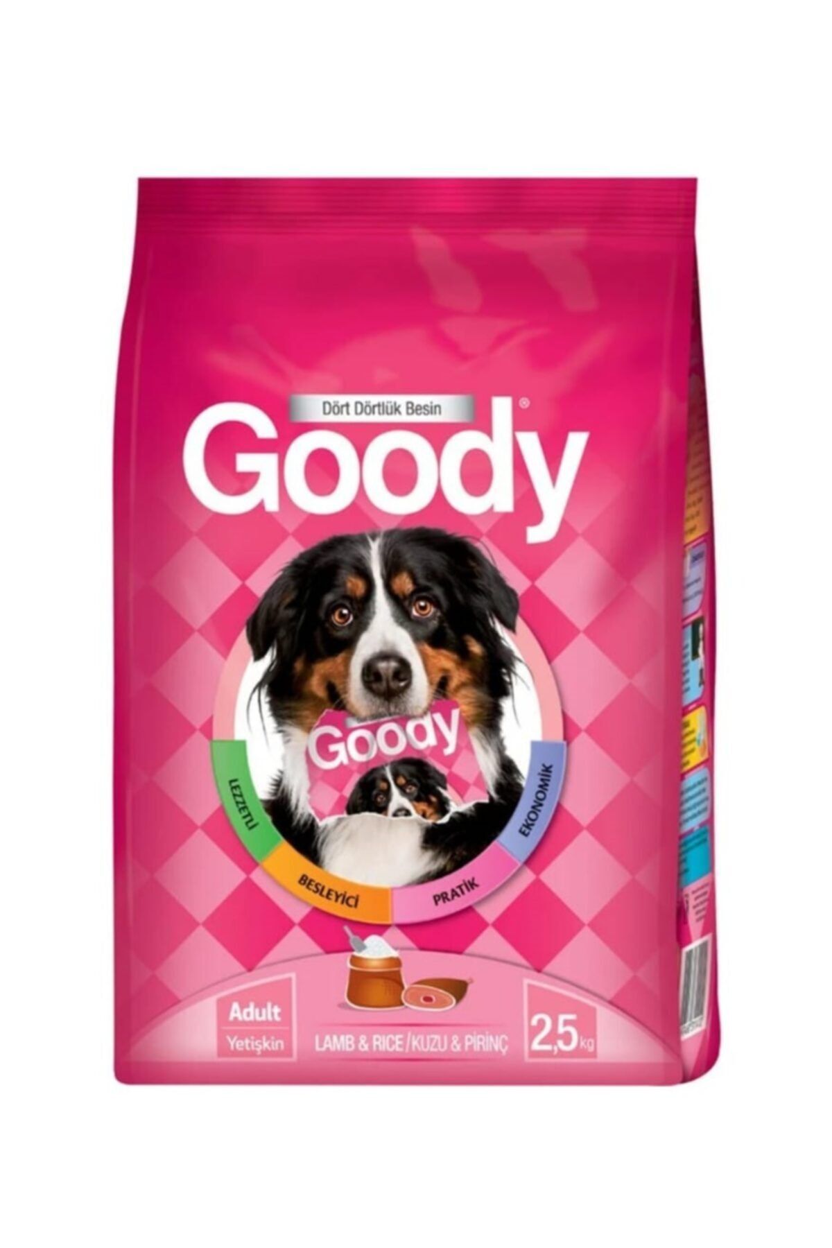 Goody Kuzu Etli Ve Pirinçli Yetişkin Köpek Maması 2,5 Kg