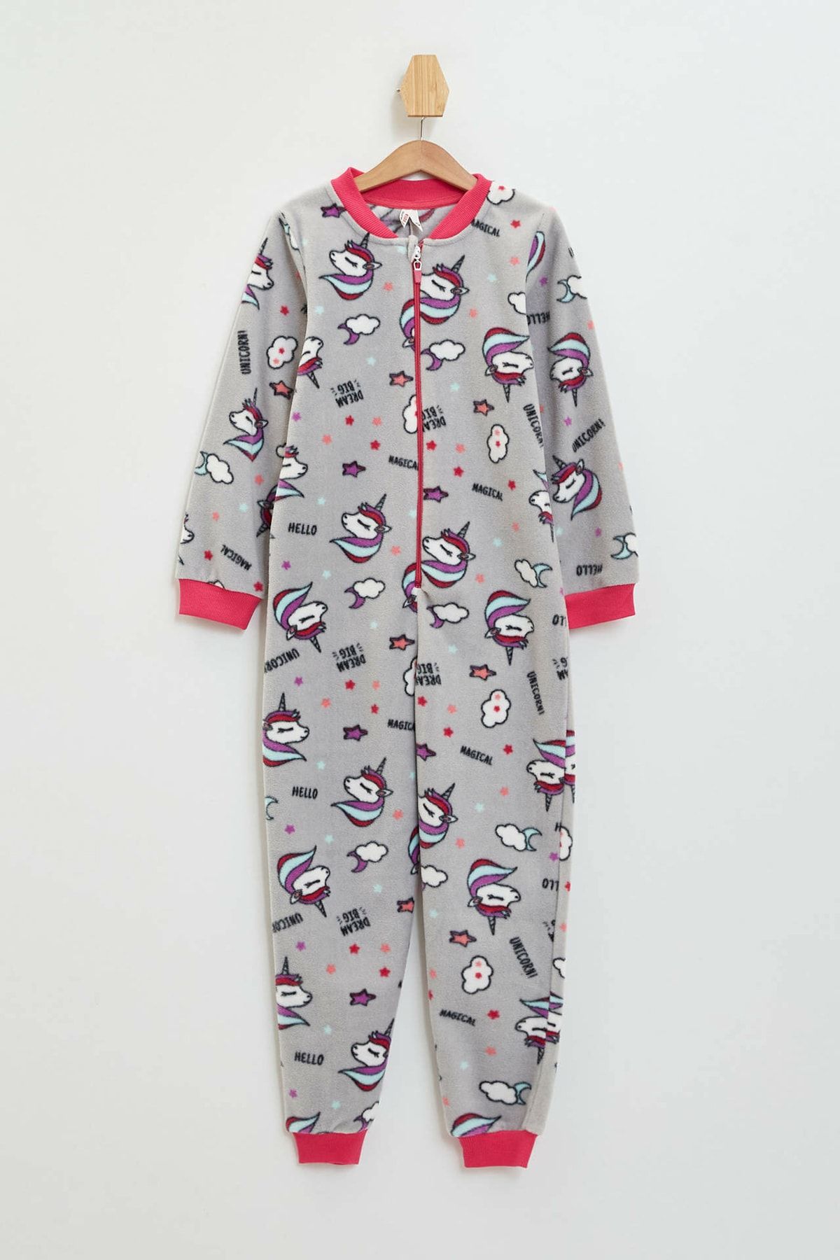Defacto Desenli Örme Tulum Pijama