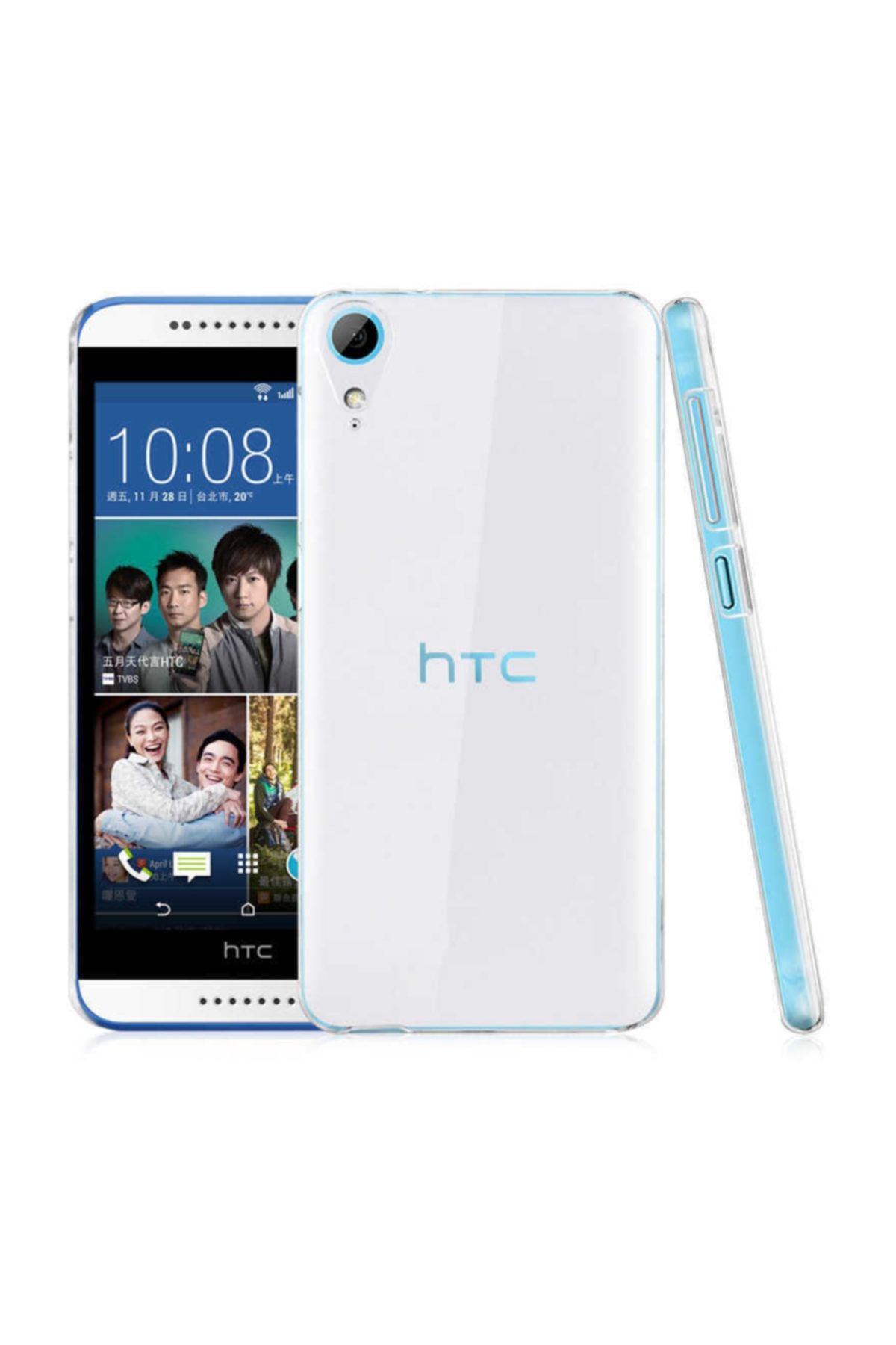 Telefon Aksesuarları Desire 820 Kılıf Süper Silikon Ultra Ince Kapak