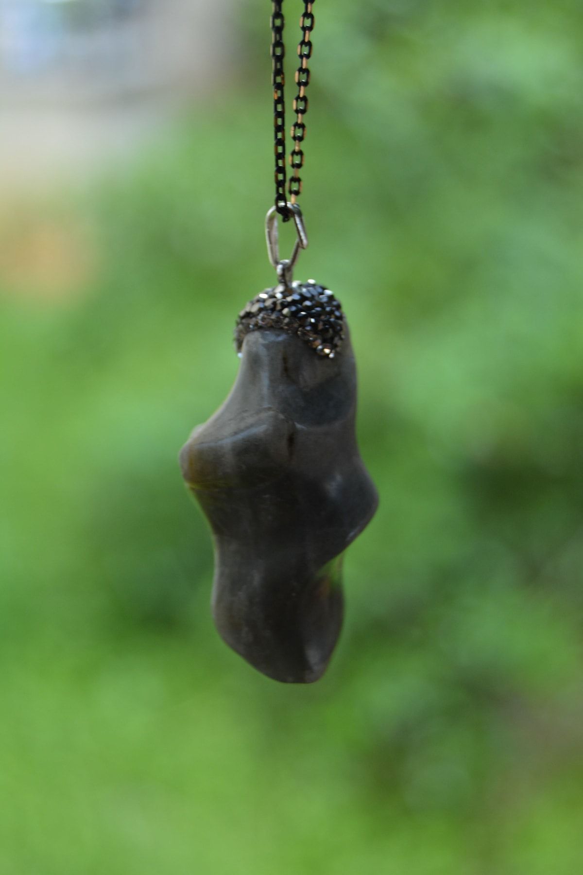 Stoneage Jewellery El Yapımı Labradorit Doğal Taş Bayan Kolye