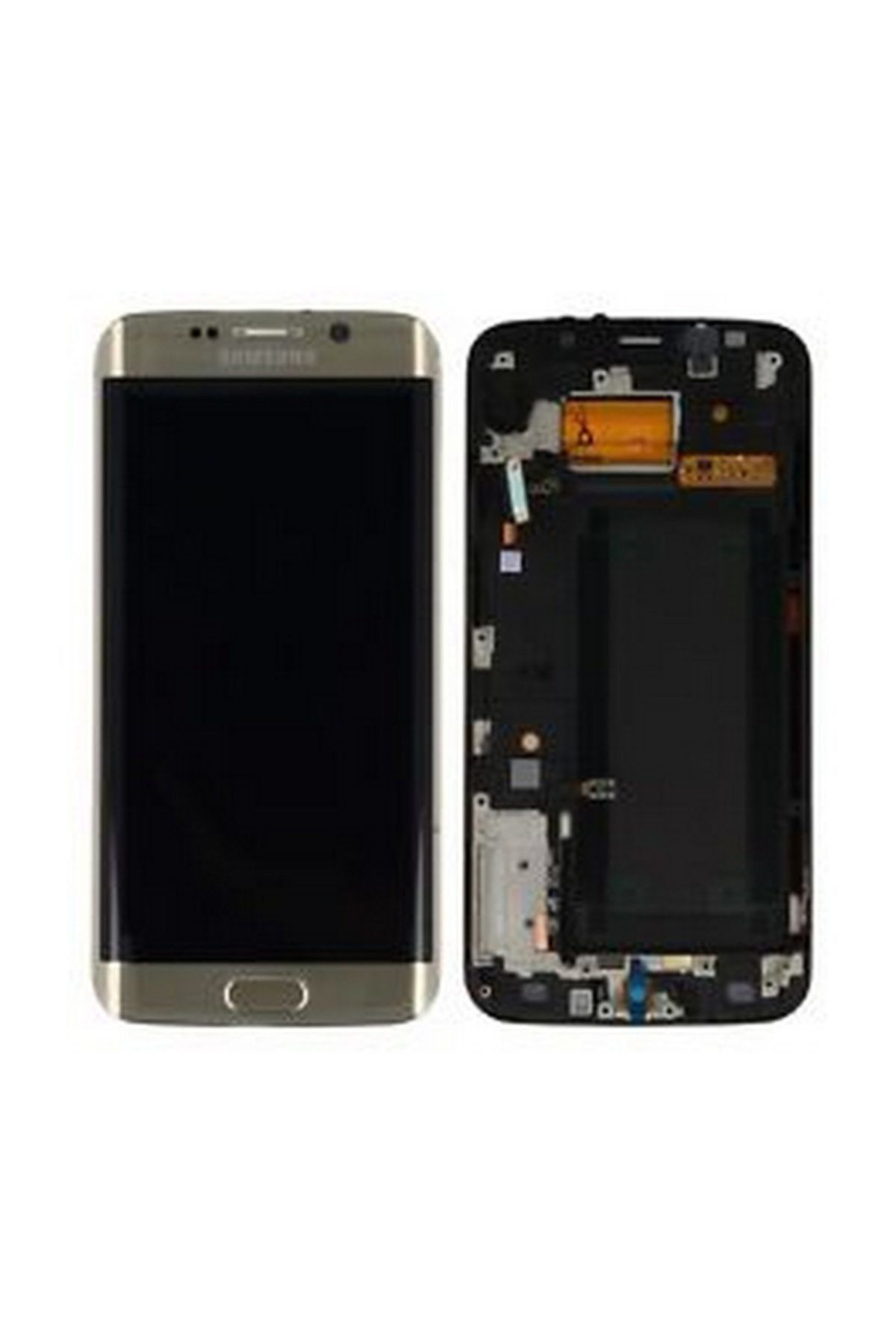 Samsung Kdr Galaxy S6 Edge Sm-g925f Lcd Ekran Dokunmatik Revize Gold Uyumlu