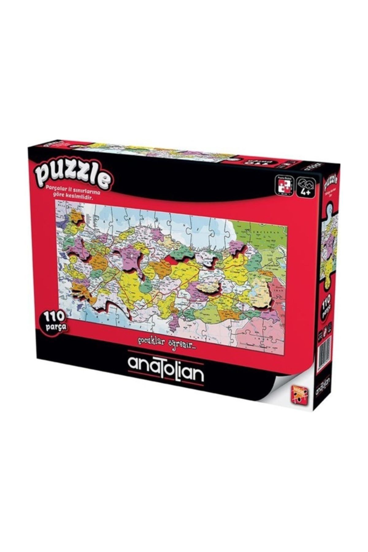 Anatolian Puzzle Türkiye Haritası Iller Puzzle 110 7401 8698543174016