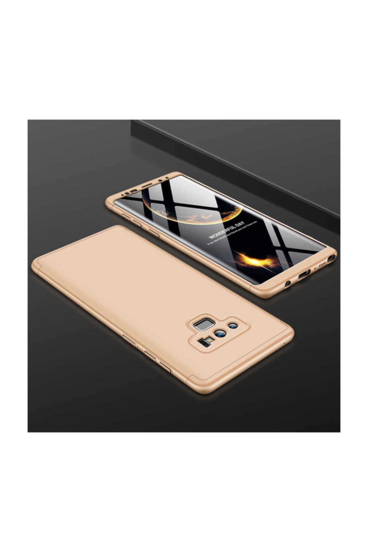 Anka Cep Cep Telefonu Aksesuarları Galaxy Note 9 Kılıf 360 Derece Tam Koruma 3 Parça Ays Kapak