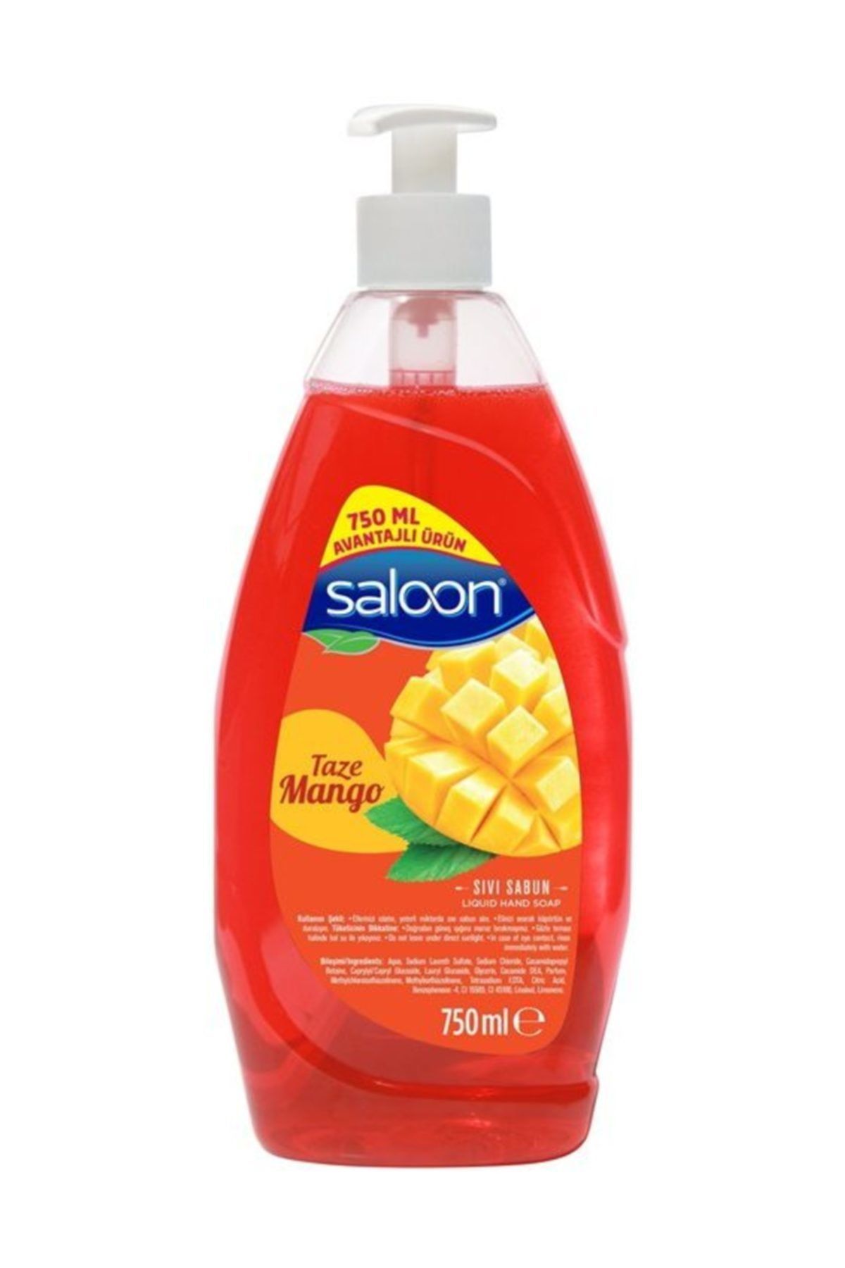 Saloon Sıvı Sabun Taze Mango Kokulu 750 Ml