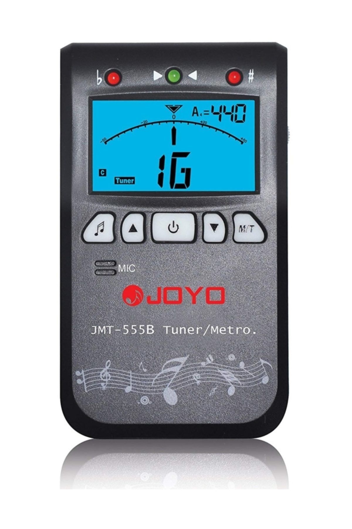 Joyo Jmt-555b Backlight 3 In 1 Metronom Ve Tuner (siyah)