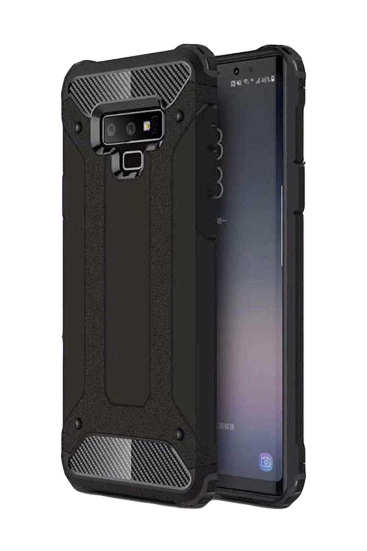 Aksesuarcım Samsung Galaxy Note 9 Kılıf Tam Koruma Tank Zırh Silikon Koruma