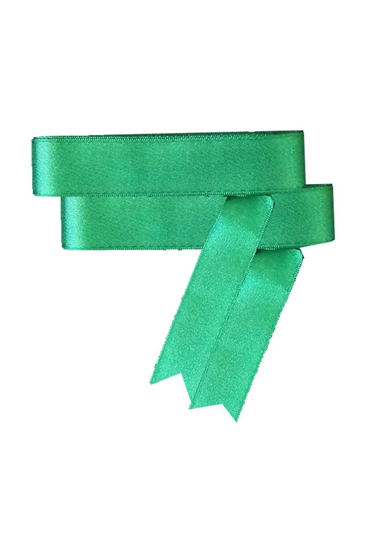 Parti Dolabı Koyu Yeşil Saten Kurdele 10mt, 30mm (3cm) Kalınlığında