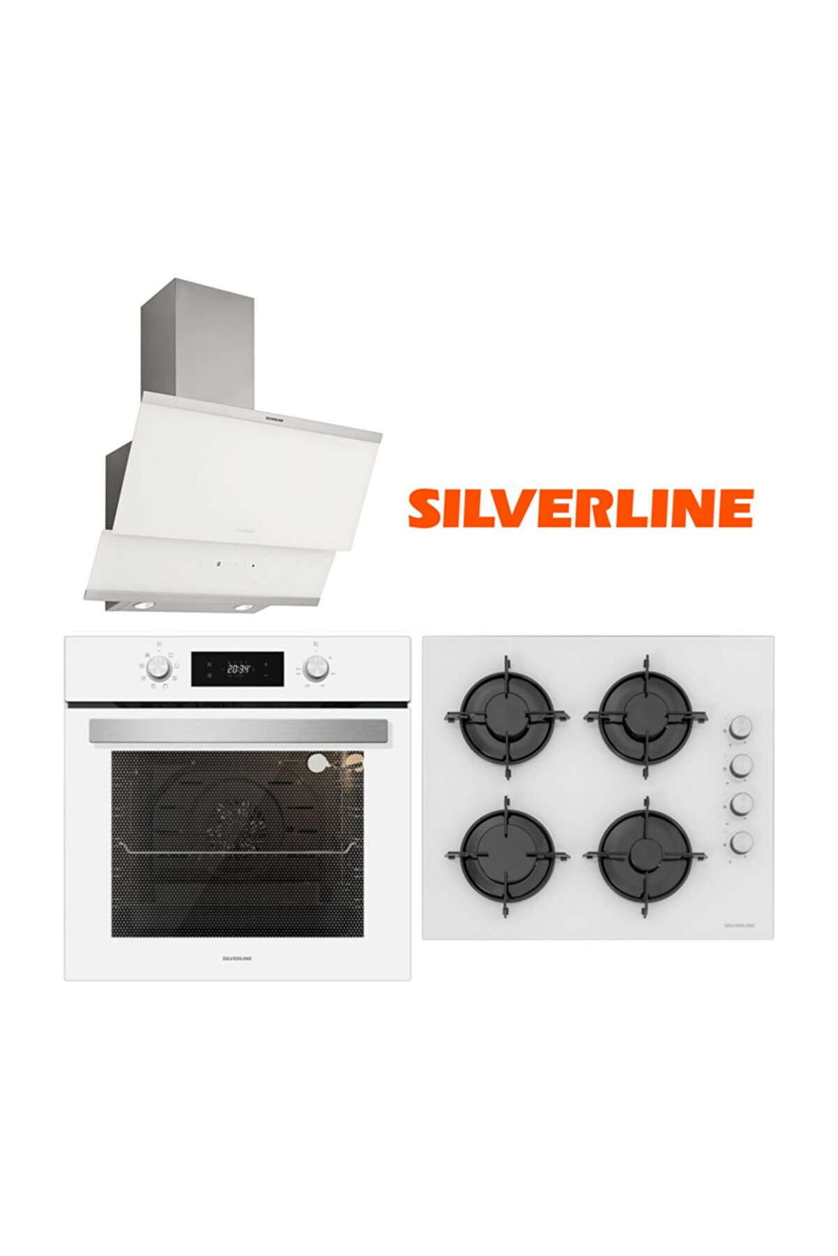 Beyaz Cam Ankastre Set Bo6504w01 - Cs5349w01 - 3420