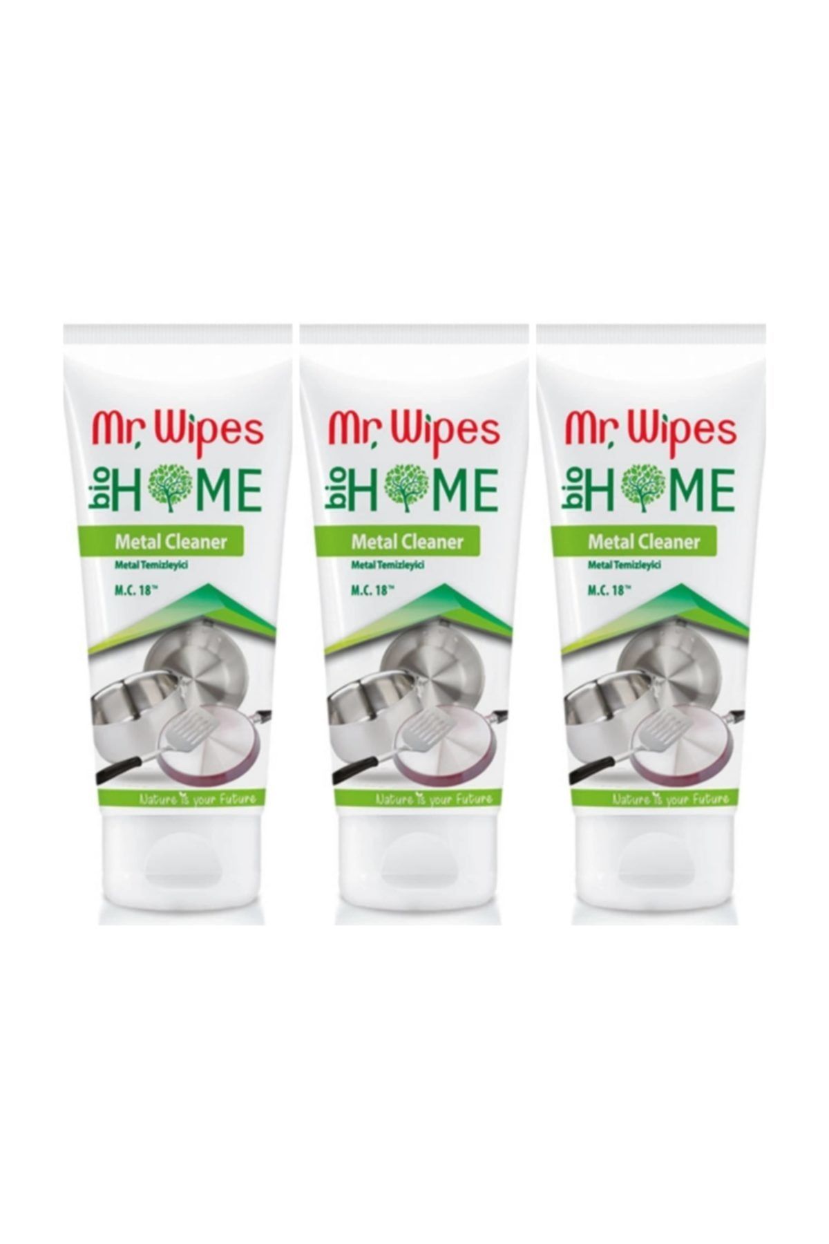 Farmasi Mr Wipes Metal Temizleyici 220 ml x 3 Adet