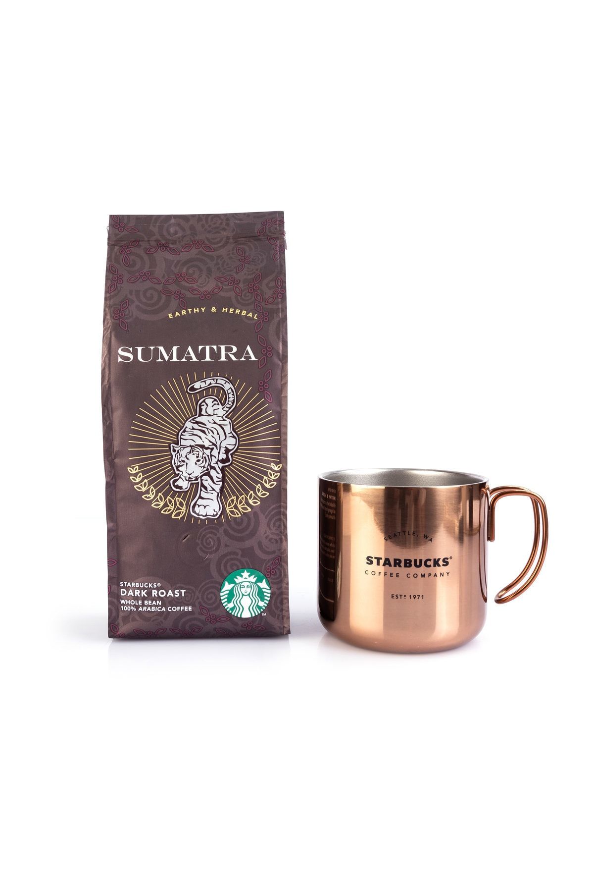Starbucks Özel Seri Metal Kupa Ve Sumatra Çekirdek Filtre Kahve Yılbaşı