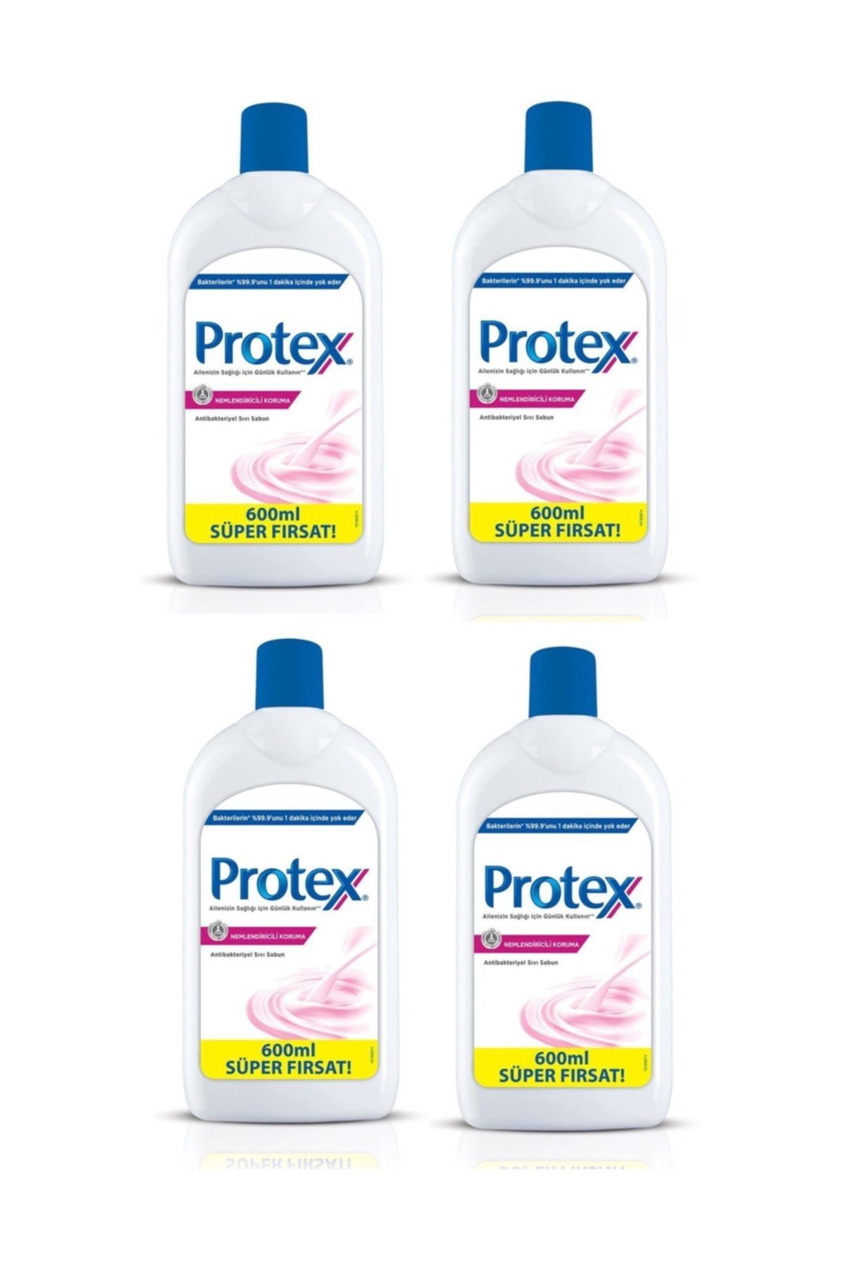 Protex Anti bakteriyel sıvı sabun 600 ml  x 4 adet