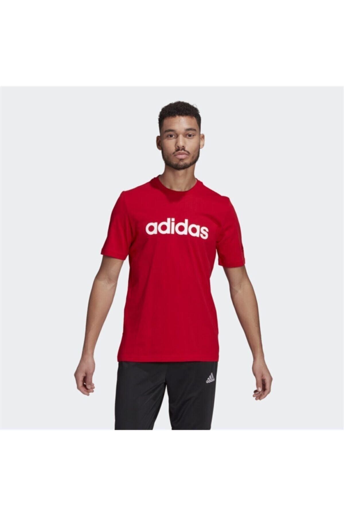 adidas M LIN SJ T Kırmızı Erkek T-Shirt 101079859
