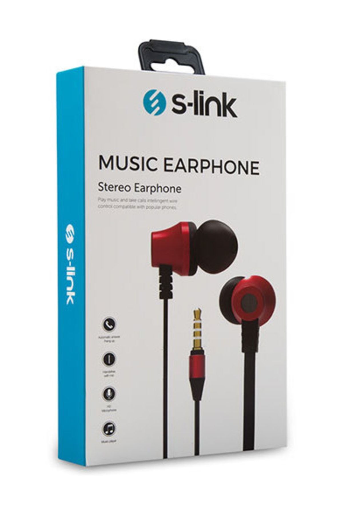S-Link S-link Sl-ku150 Mobil Telefon Uyumlu Taşıma Çantalı Kulak Içi Siyah/kırmızı Mikrofonlu Kulaklık
