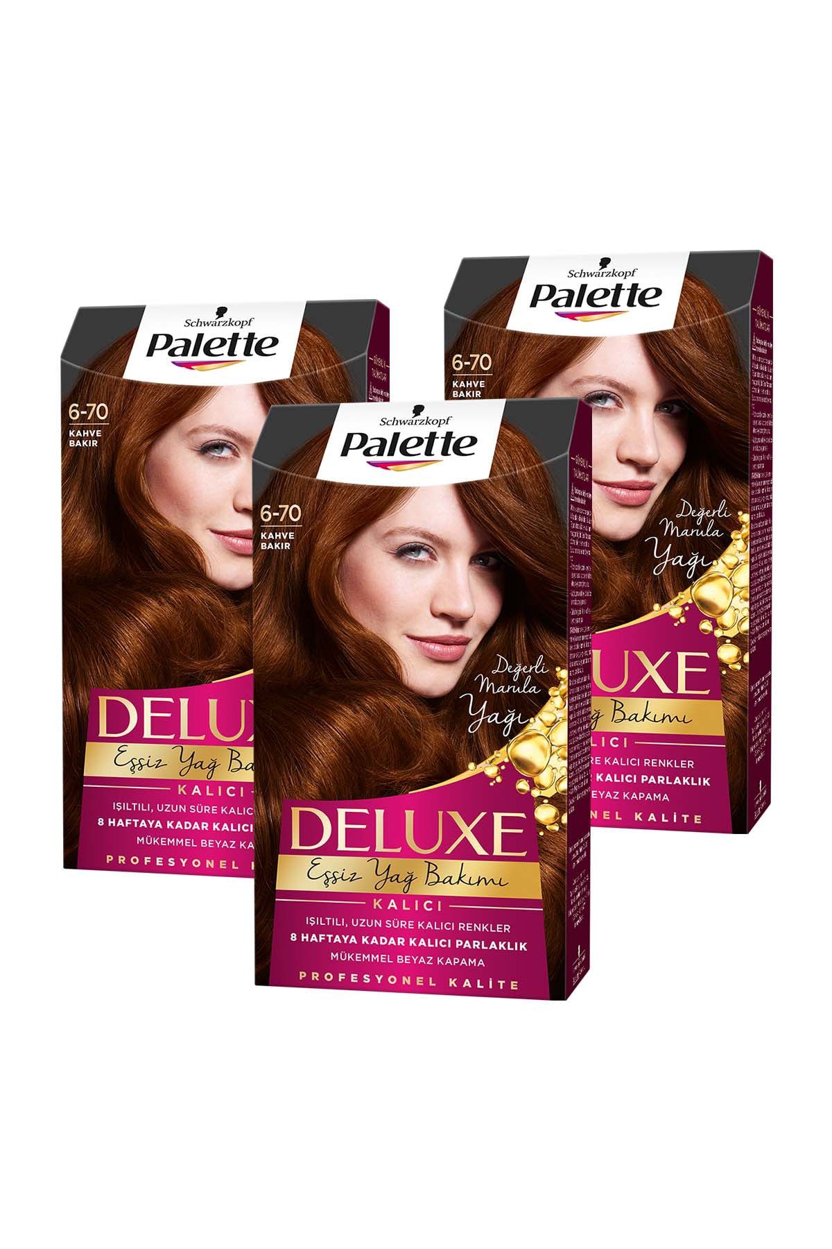Palette 6-70 Kahve Bakır X 3 Paket