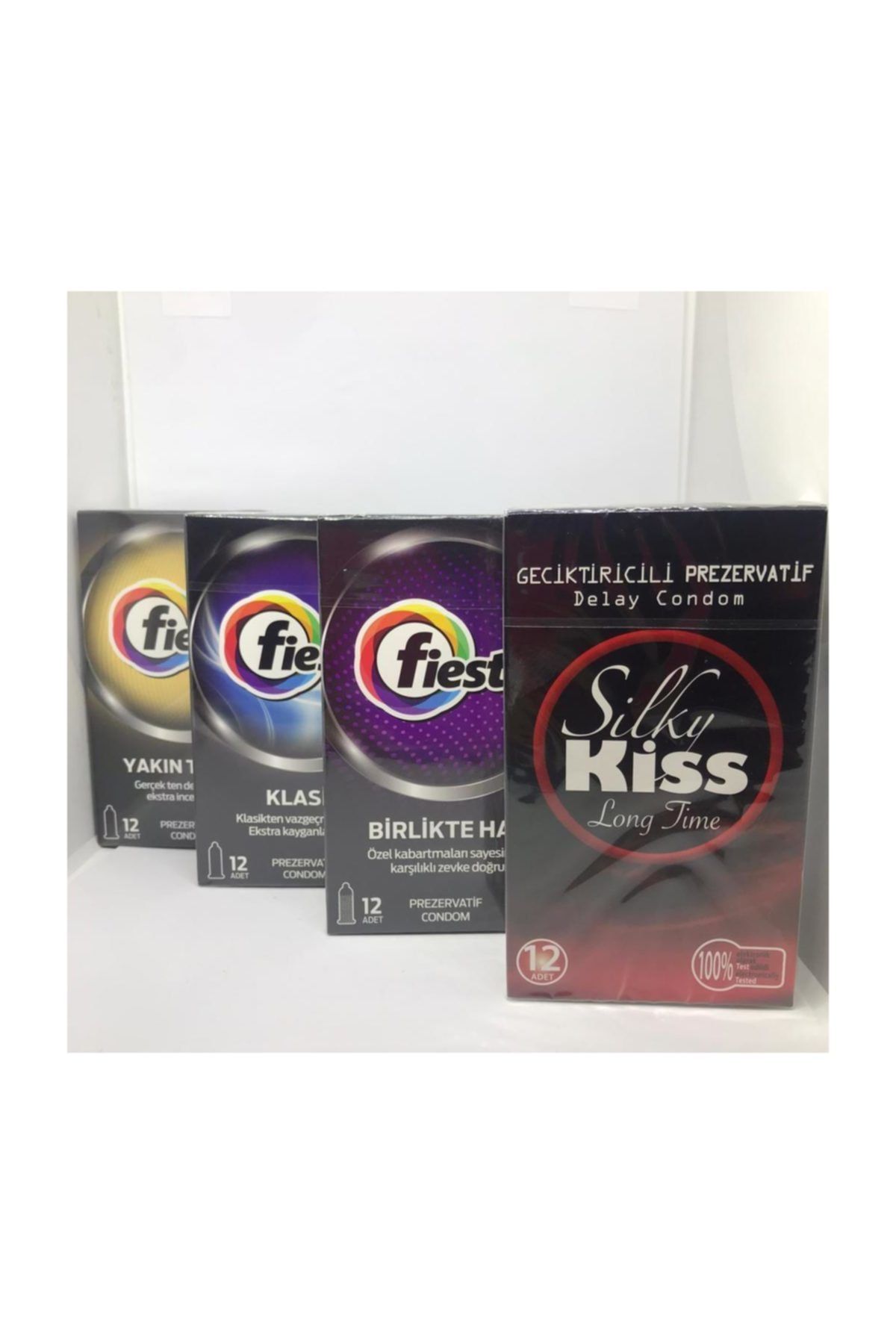 Fiesta - Silky Kiss Süper Karışık 48 Adet Prezervatif Seti