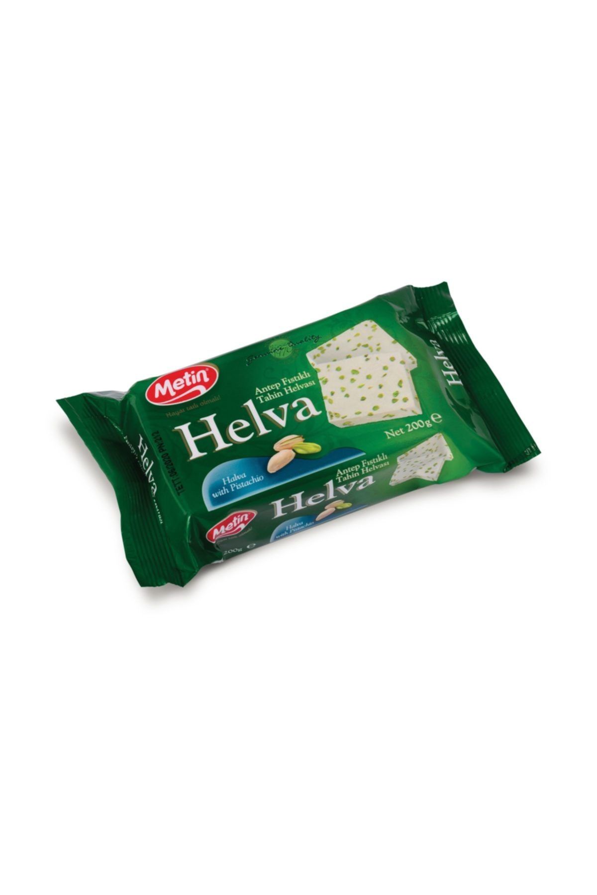 METIN Paket Antep Fıstıklı Helva 200 gr