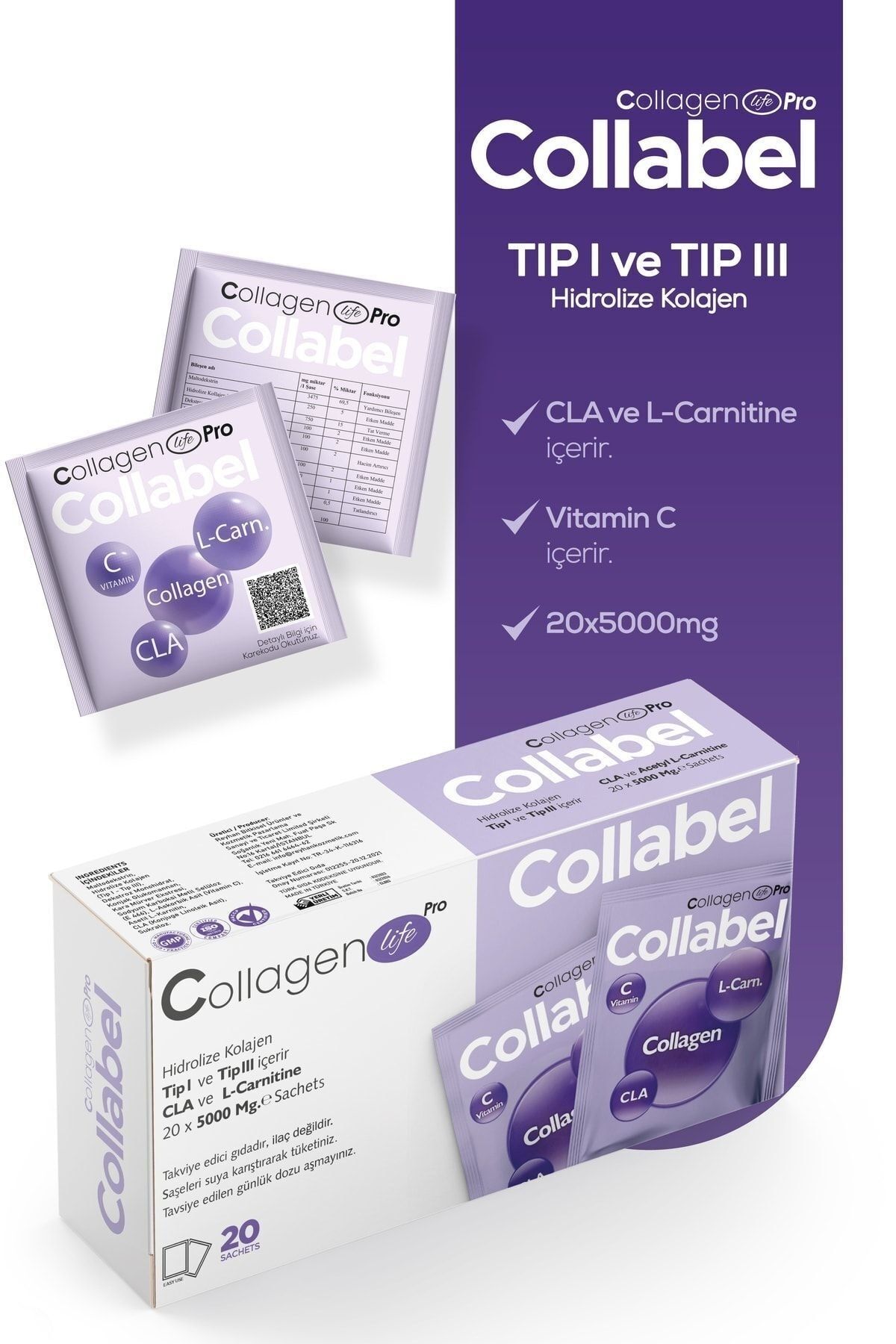 Collagen Life Pro Collabel 20 Saşe