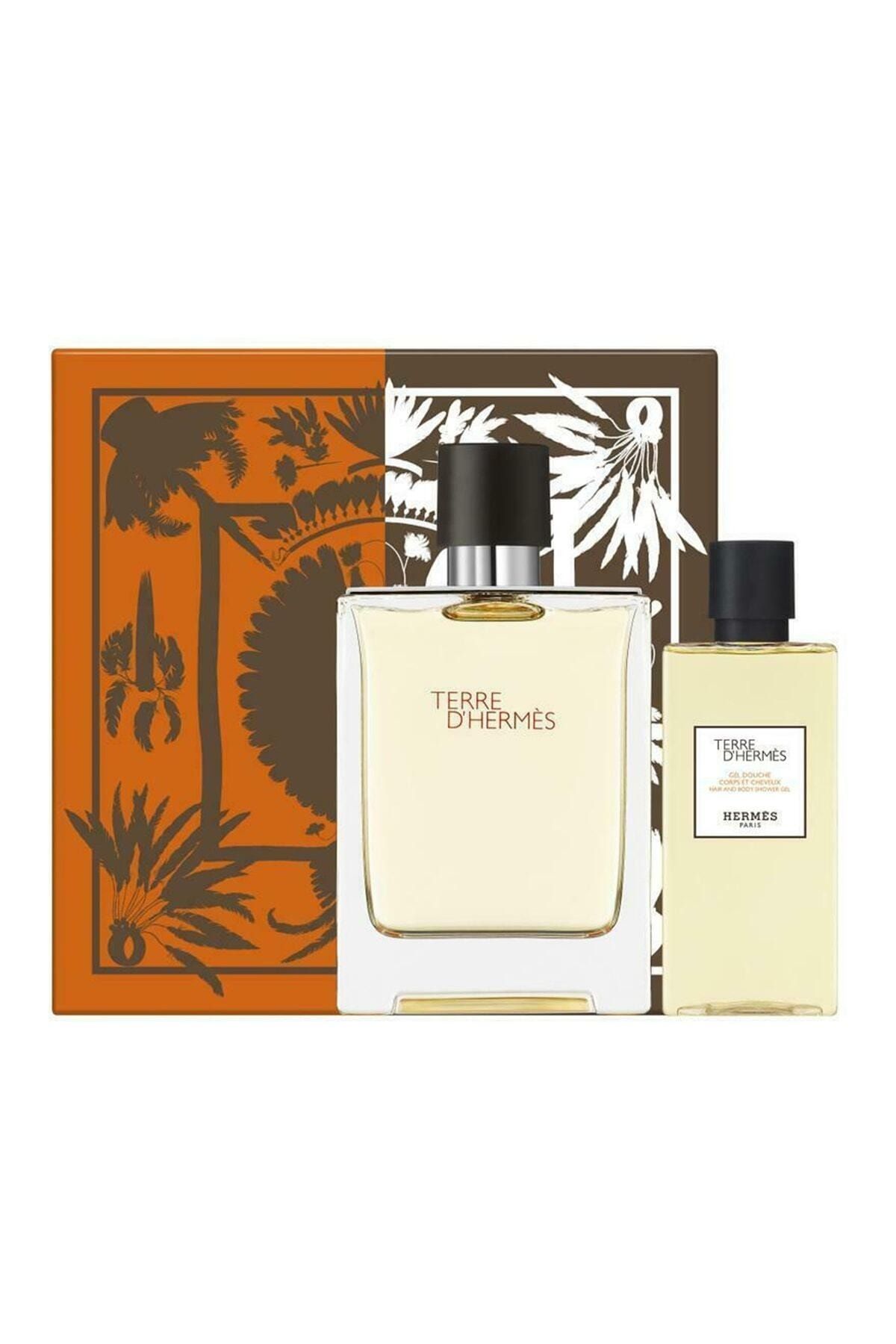 Hermes Terre D' Edt 100 ml Erkek Parfüm + Shower Gel 80 ml 3346131433179