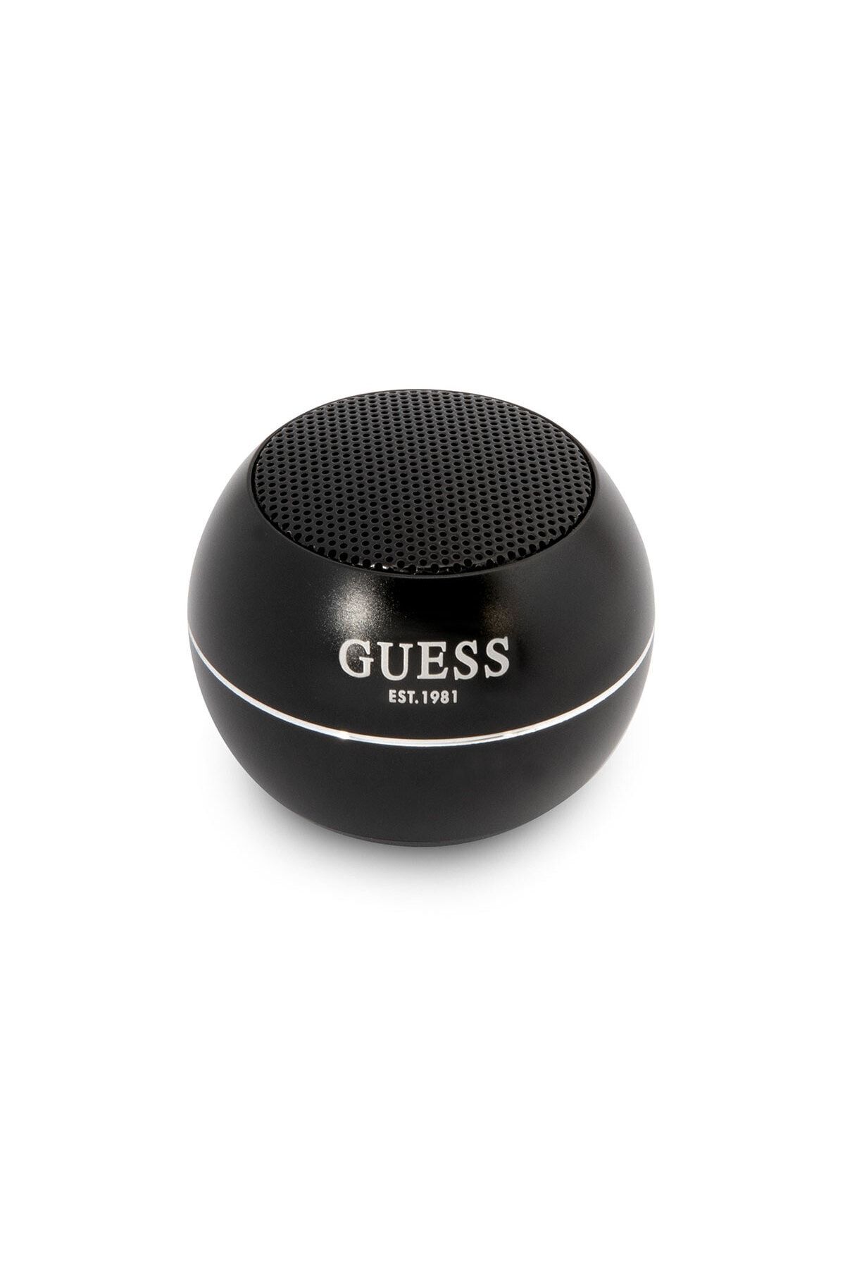 Guess Mini Bluetooth Speaker GUESS Alüminyum Alaşım Gövde Tasarımlı Hoparlör Portable Siyah