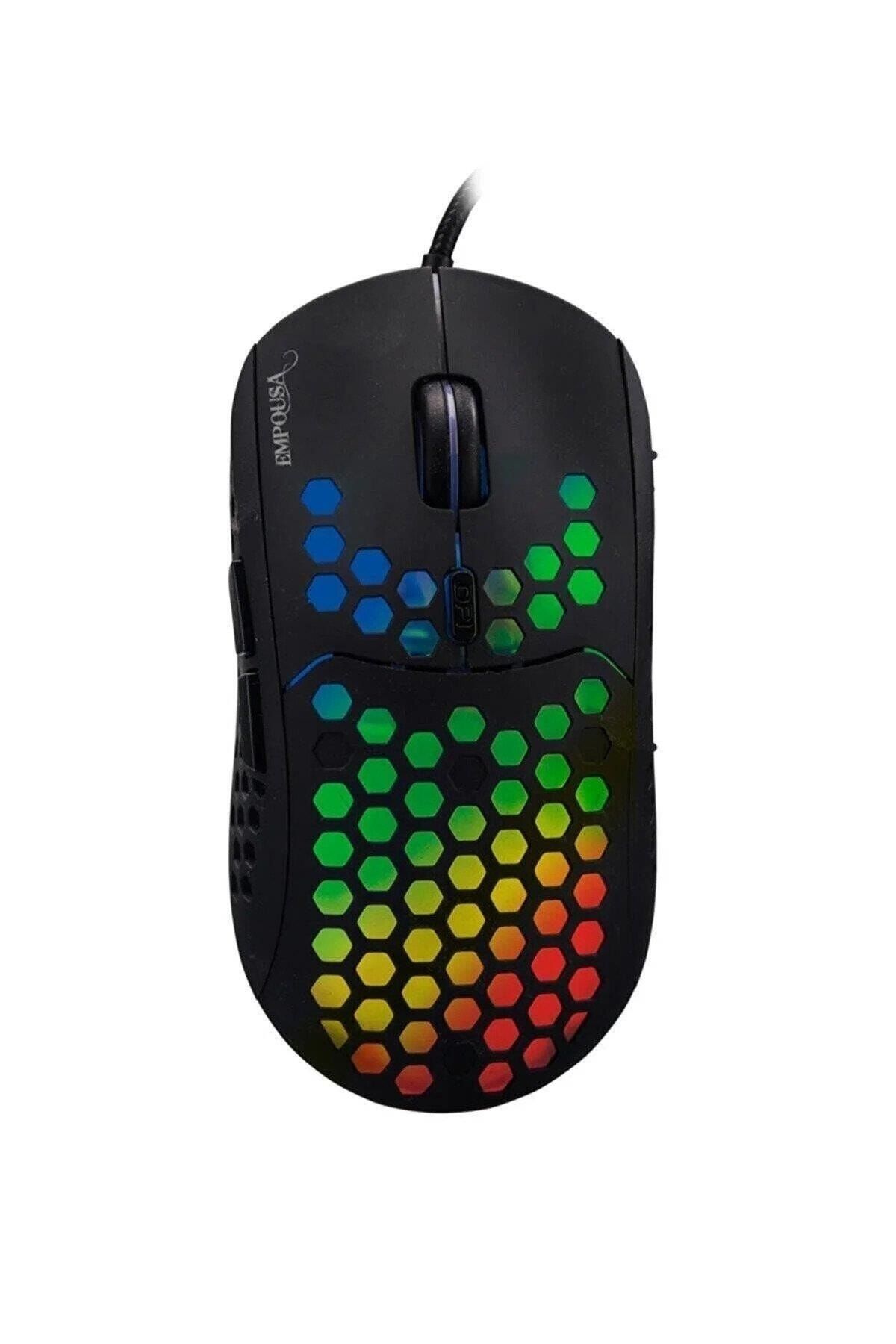 OEM Inca Empousa RGB Macro Keys Gaming Kablolu Mouse
