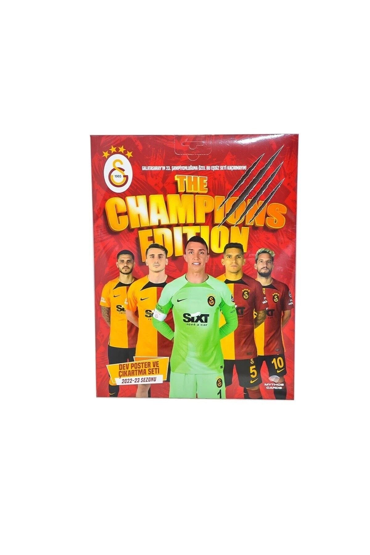 Mythos Cards Başel Toys 0310 Galatasaray The Champions Edition Dev Poster ve Çıkartma Seti