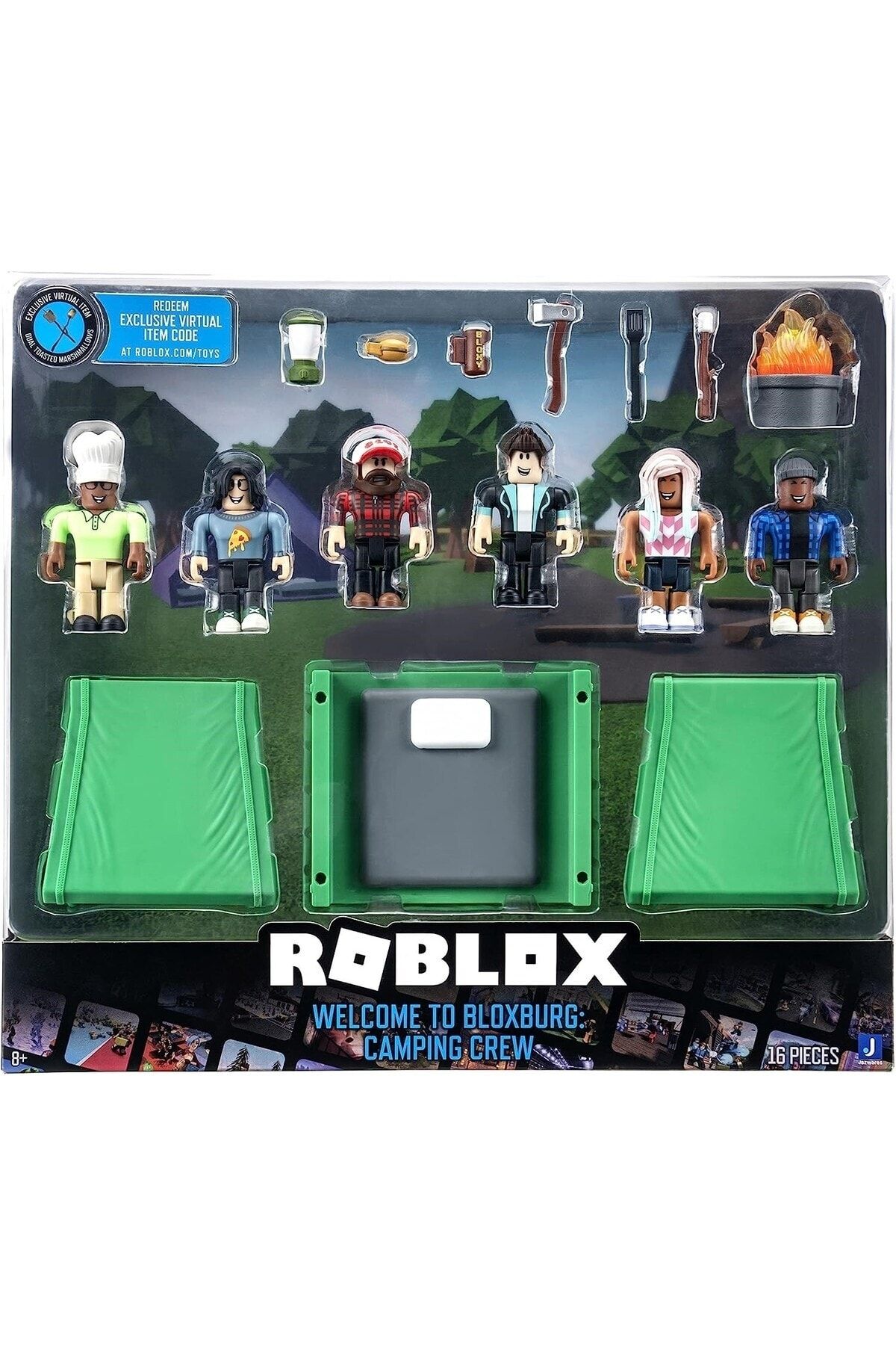 OyuncaklarÜlkesi Roblox Welcome to Bloxburg Oyuncakları 6 Figürleri Paketi Oyun Seti Kodlu