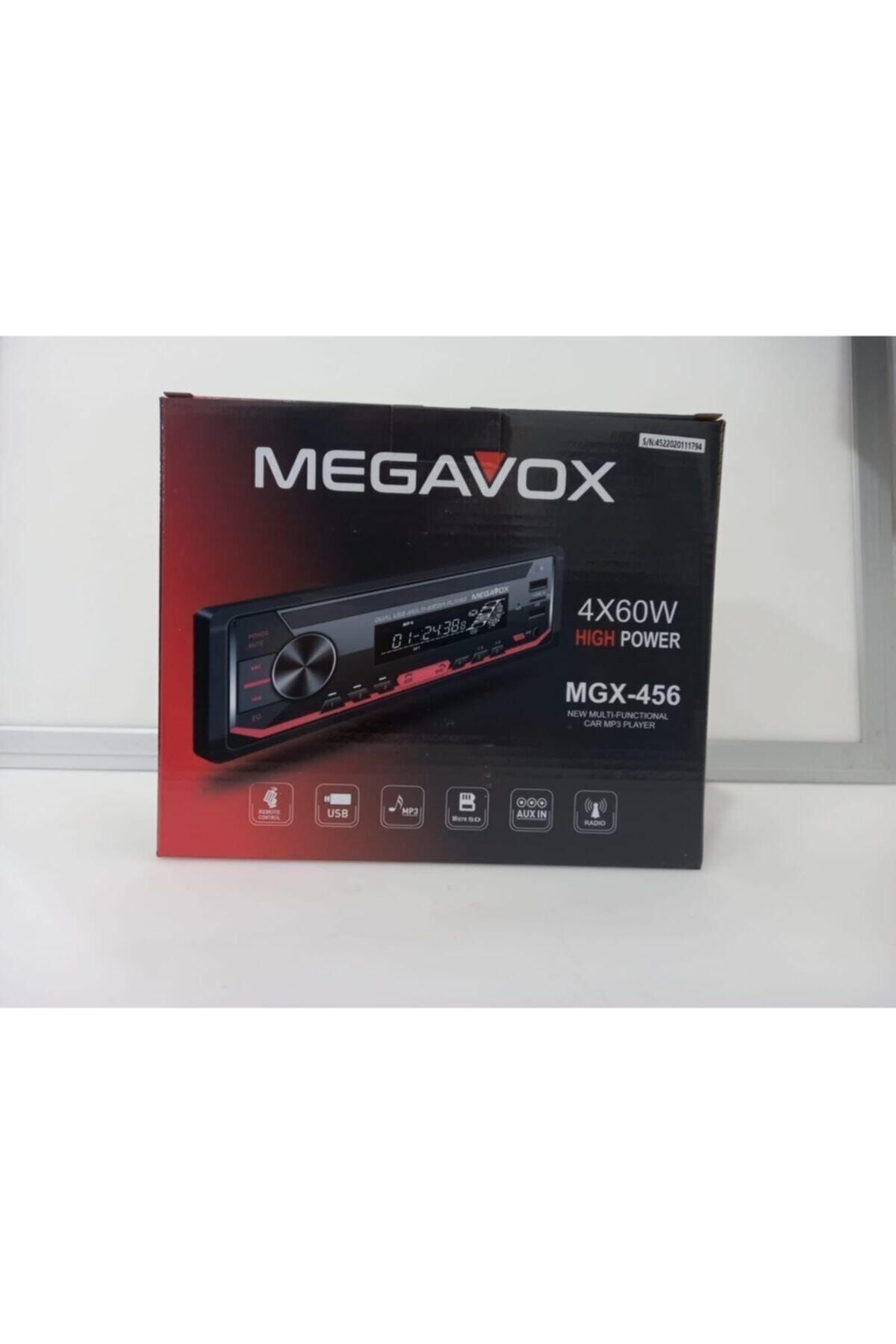 Megavox Mgx-456 4x60 Usb Bluetooth Micro Sd Oto Teyp 2021 Yeni Seri Kaliteli